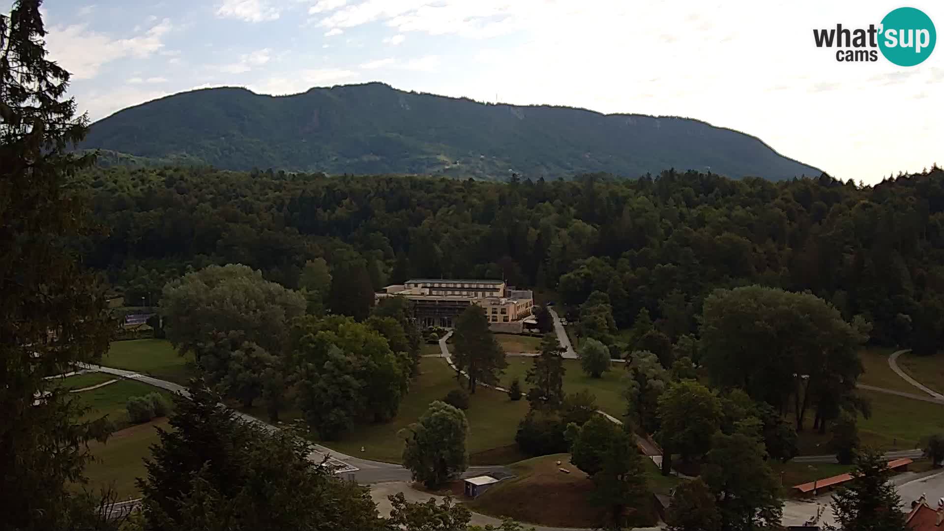 Trakošćan – Blick vom Schloss