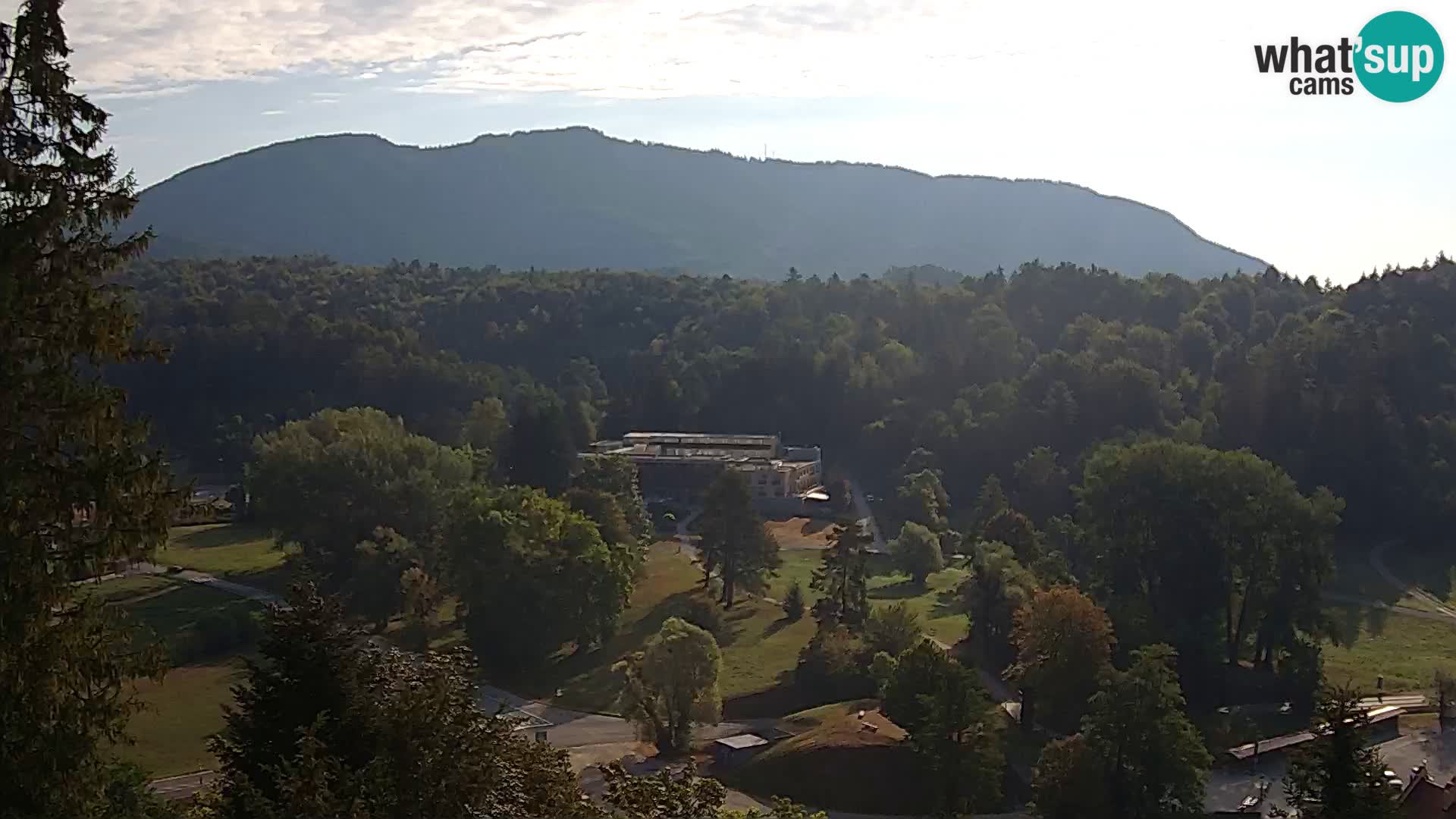 Trakošćan – Blick vom Schloss