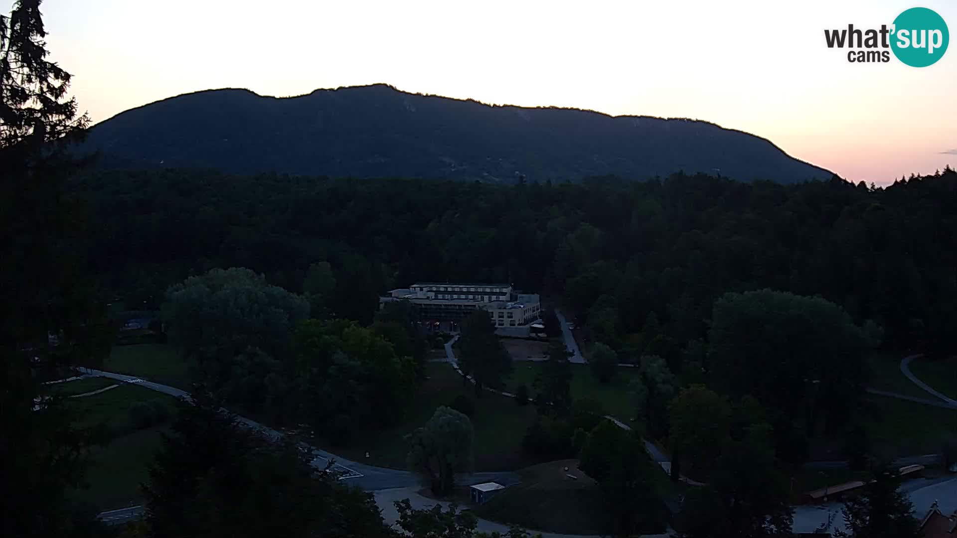 Trakošćan – Blick vom Schloss
