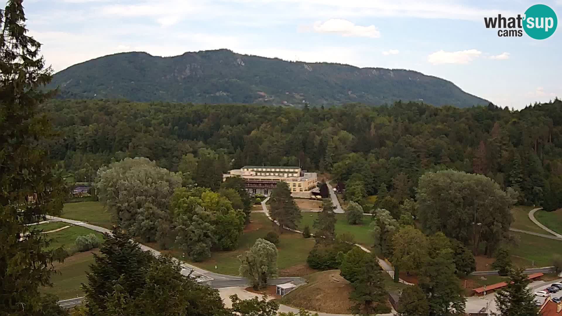 Trakošćan – Blick vom Schloss