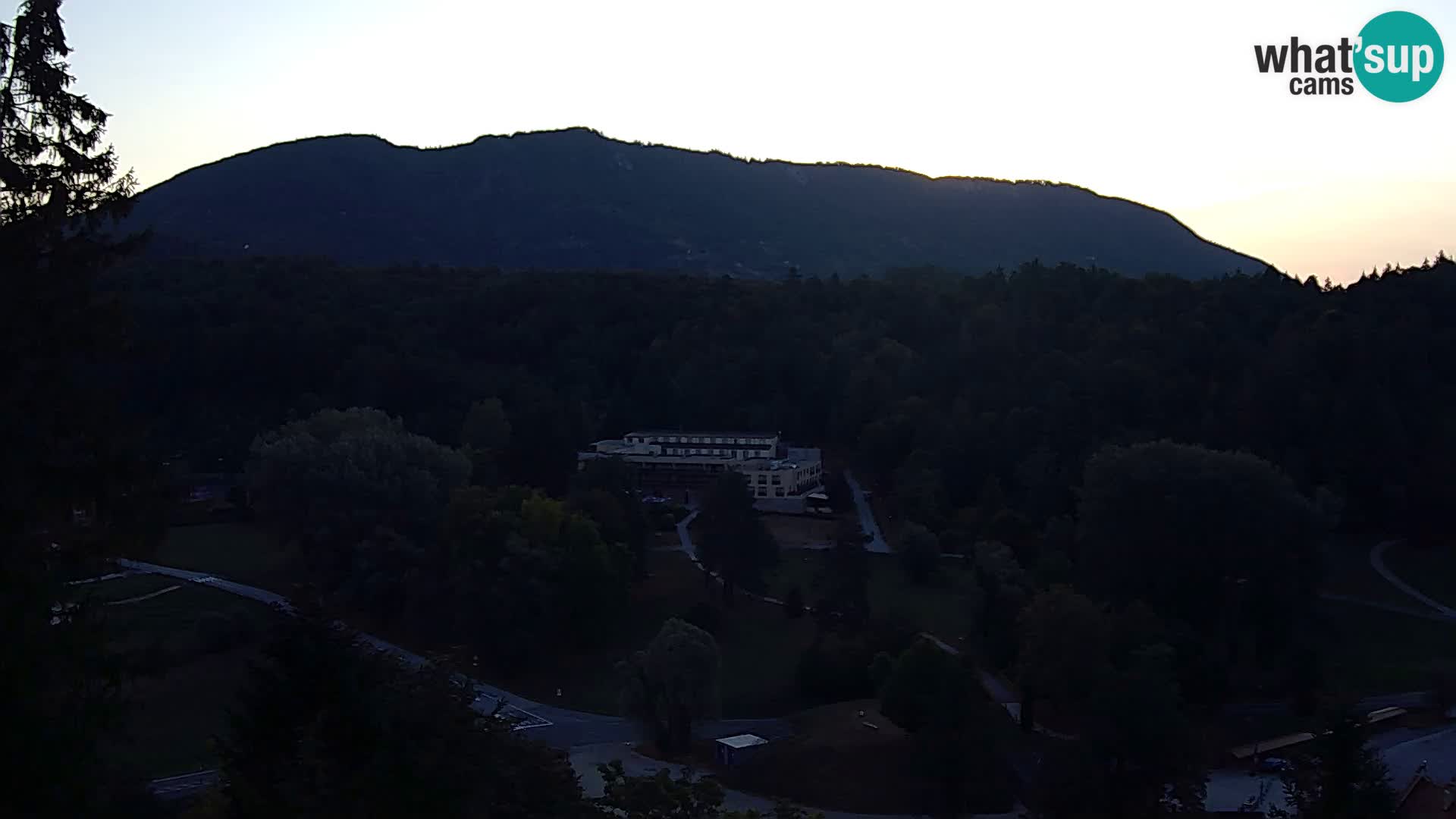 Trakošćan – Blick vom Schloss