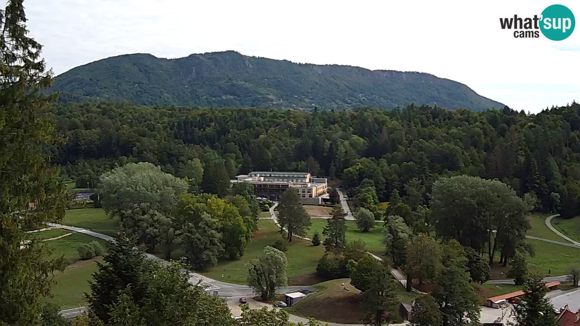 Trakošćan – Blick vom Schloss