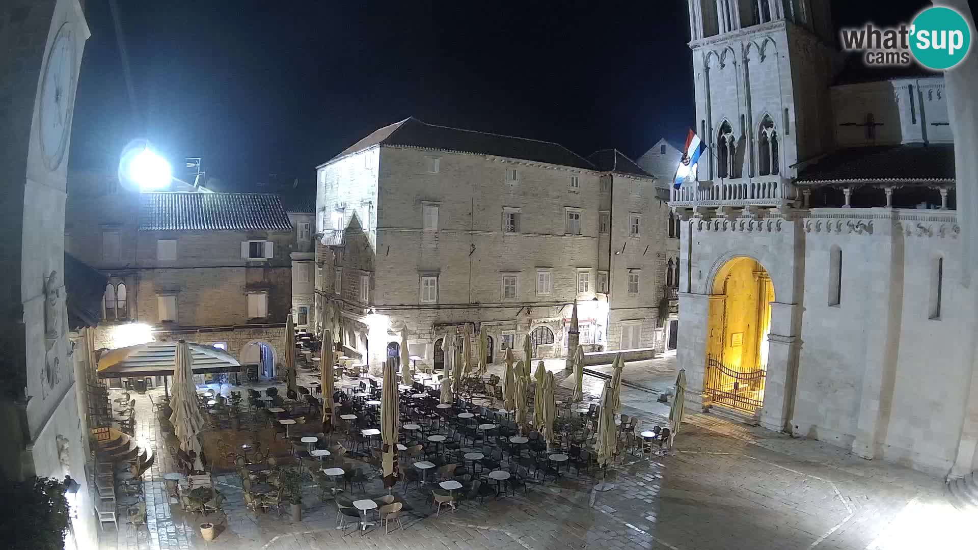 Cámara web en vivo Trogir – Catedral de San Lorenzo – Livecam Croacia