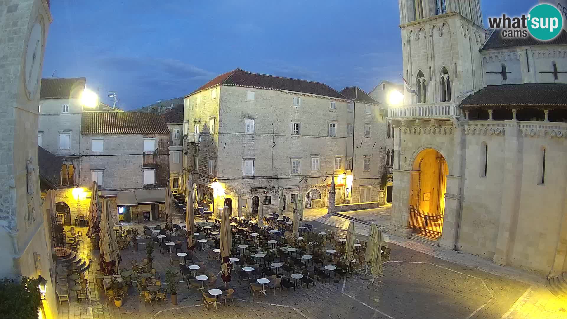 Cámara web en vivo Trogir – Catedral de San Lorenzo – Livecam Croacia