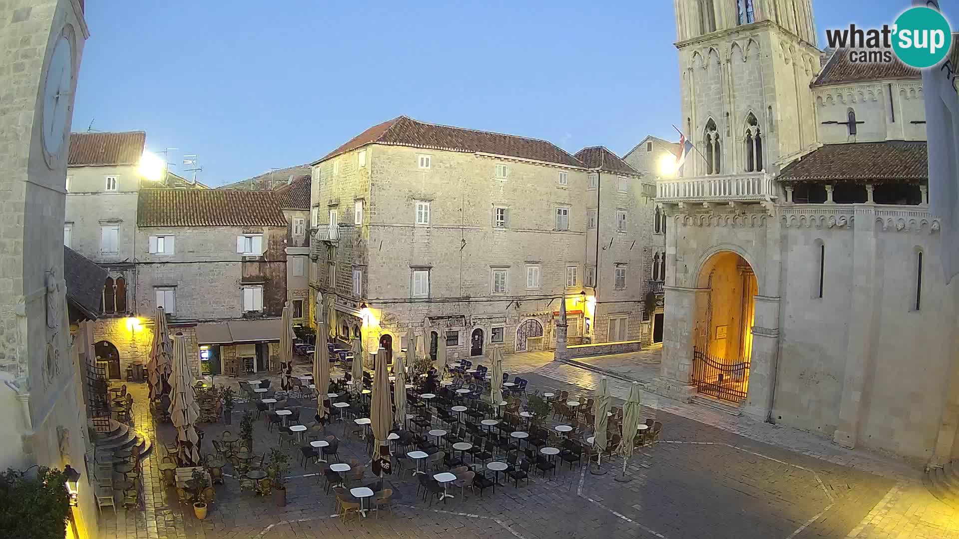 Cámara web en vivo Trogir – Catedral de San Lorenzo – Livecam Croacia