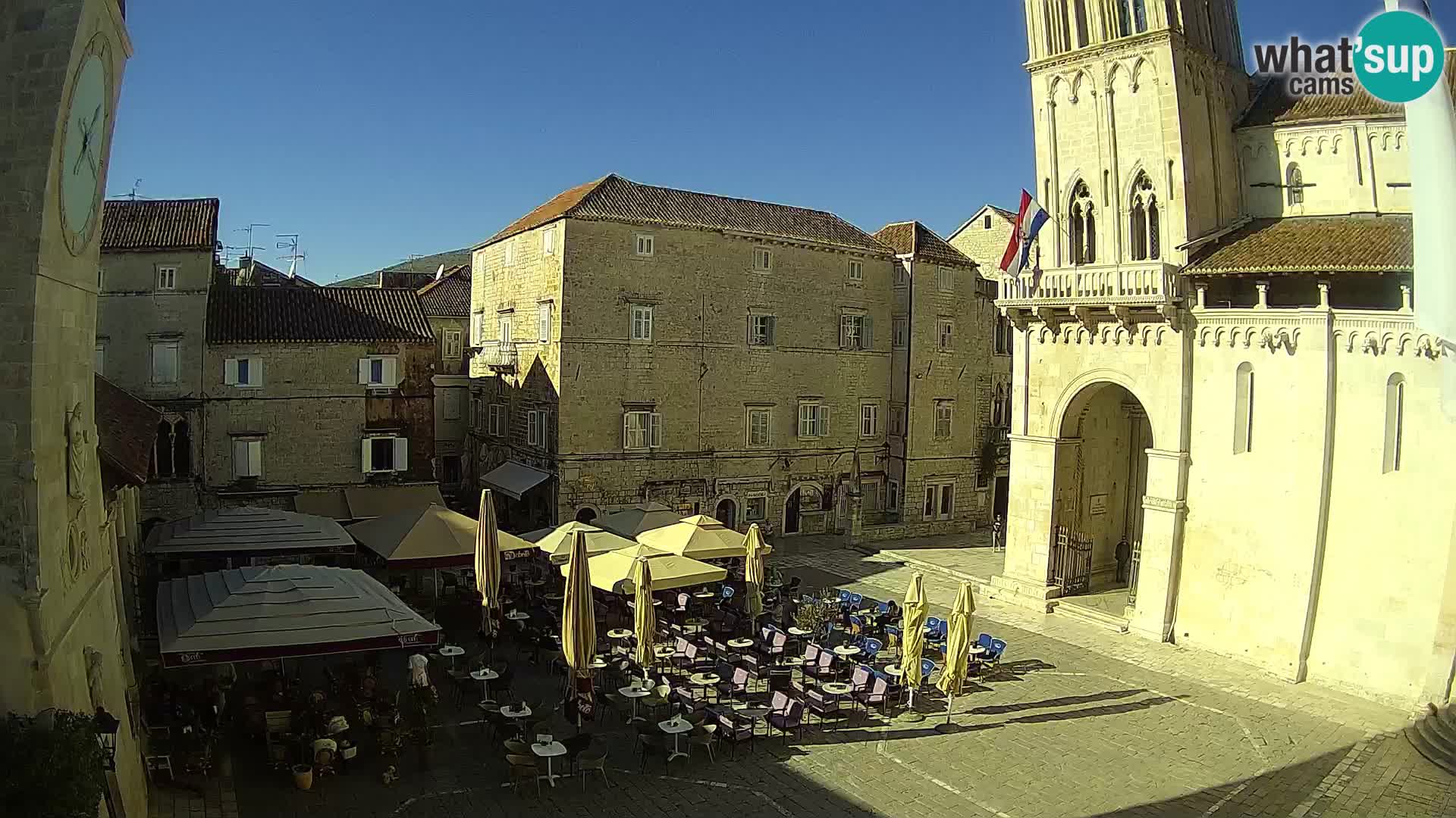 Cámara web en vivo Trogir – Catedral de San Lorenzo – Livecam Croacia