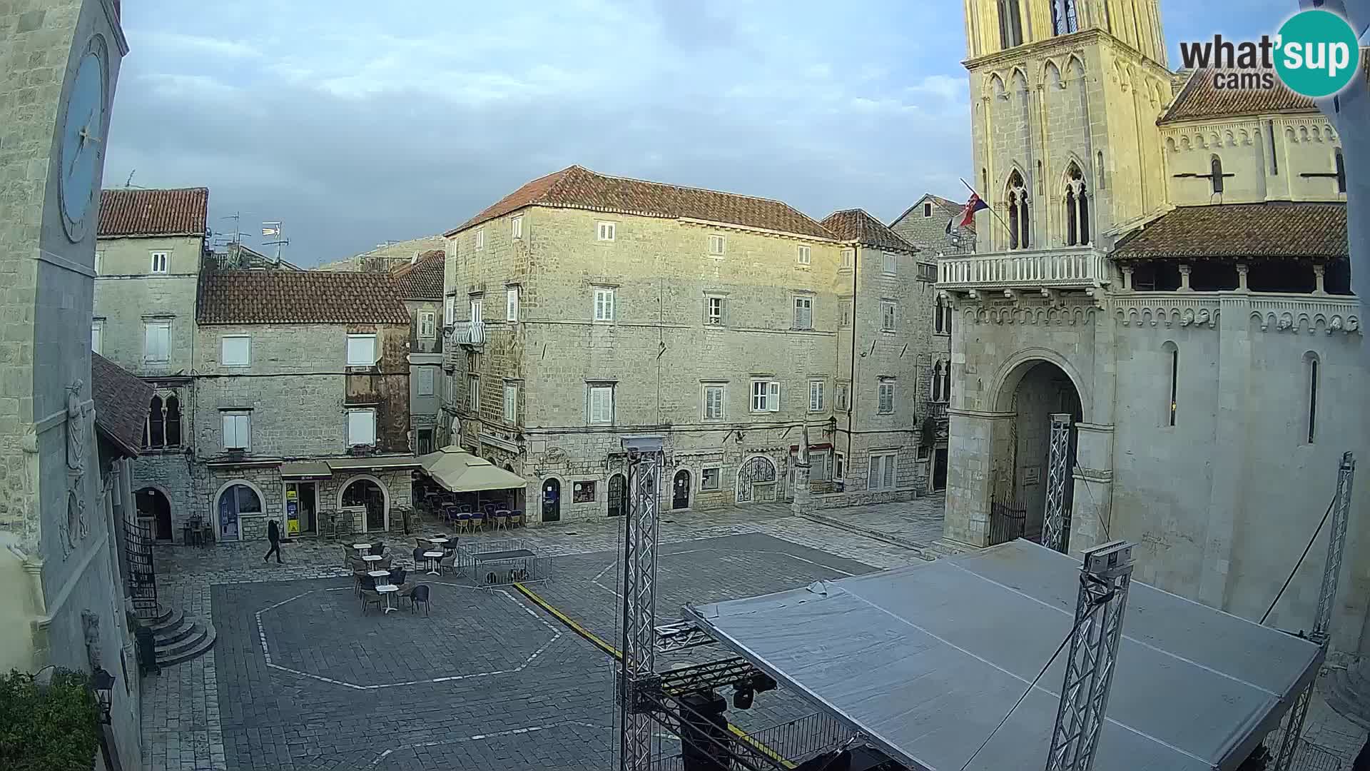 Cámara web en vivo Trogir – Catedral de San Lorenzo – Livecam Croacia