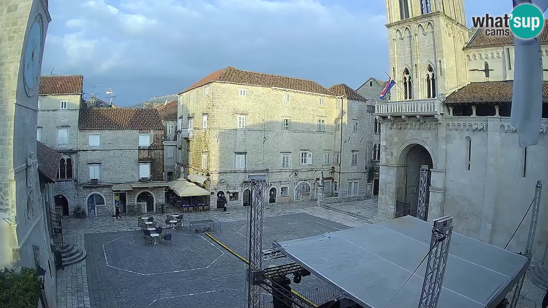 Cámara web en vivo Trogir – Catedral de San Lorenzo – Livecam Croacia