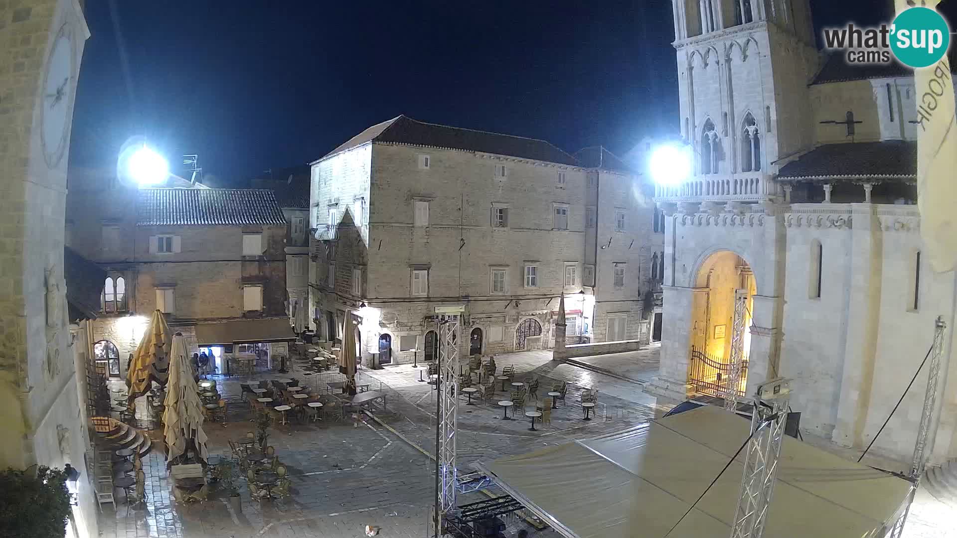 Cámara web en vivo Trogir – Catedral de San Lorenzo – Livecam Croacia