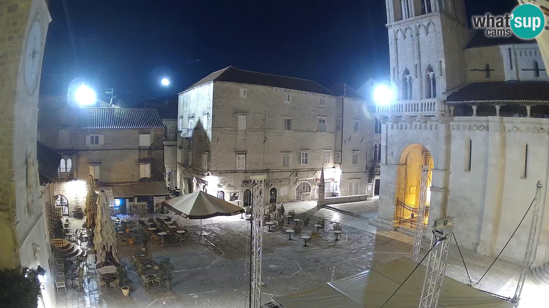 Cámara web en vivo Trogir – Catedral de San Lorenzo – Livecam Croacia