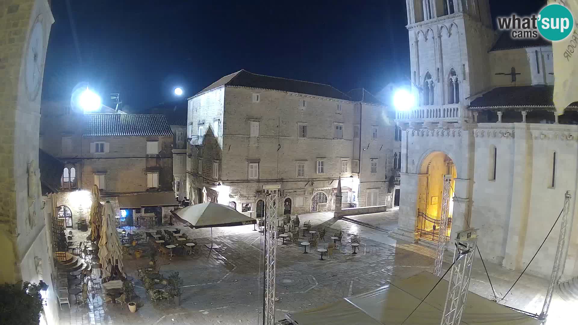 Cámara web en vivo Trogir – Catedral de San Lorenzo – Livecam Croacia