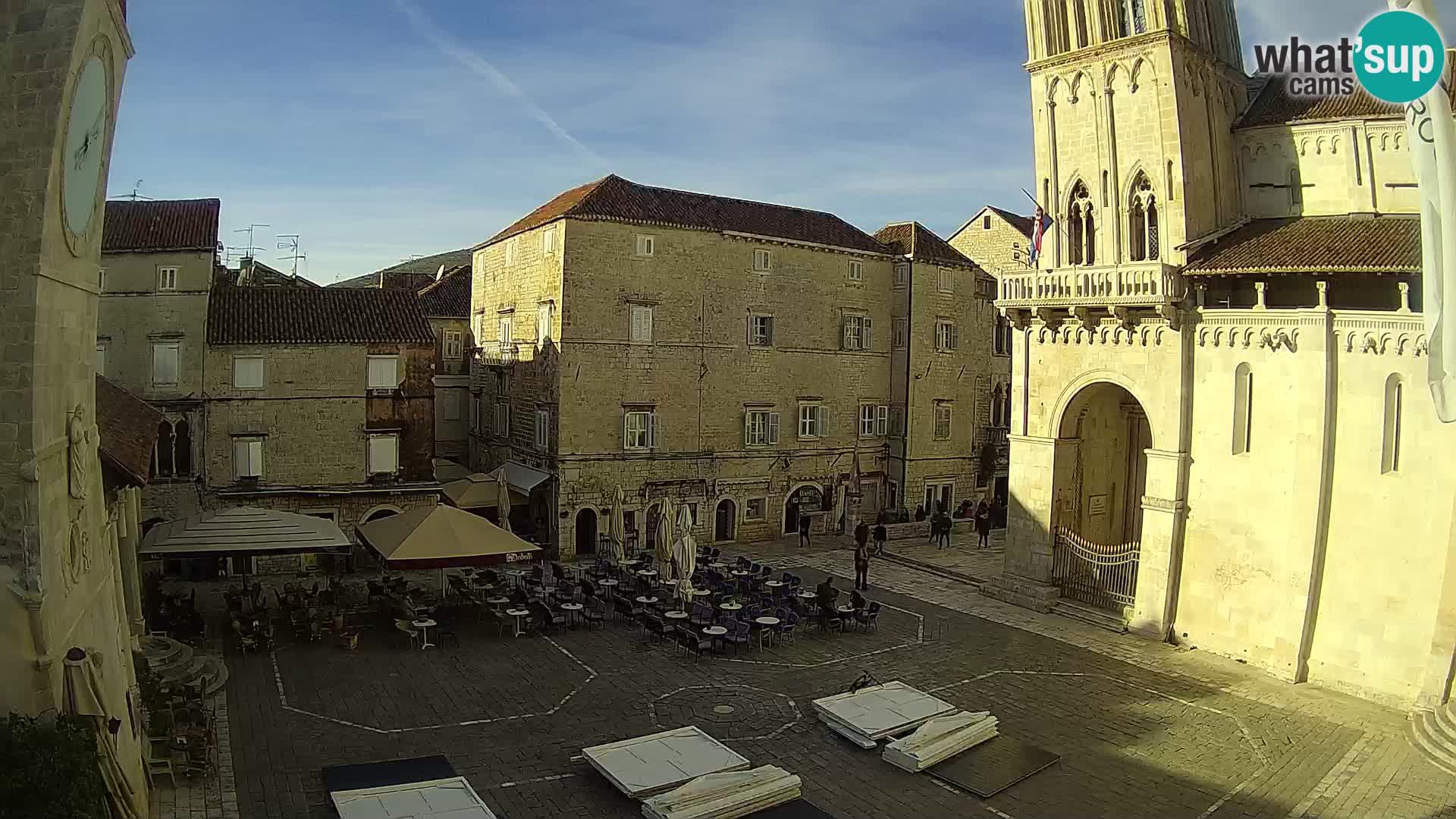 Cámara web en vivo Trogir – Catedral de San Lorenzo – Livecam Croacia