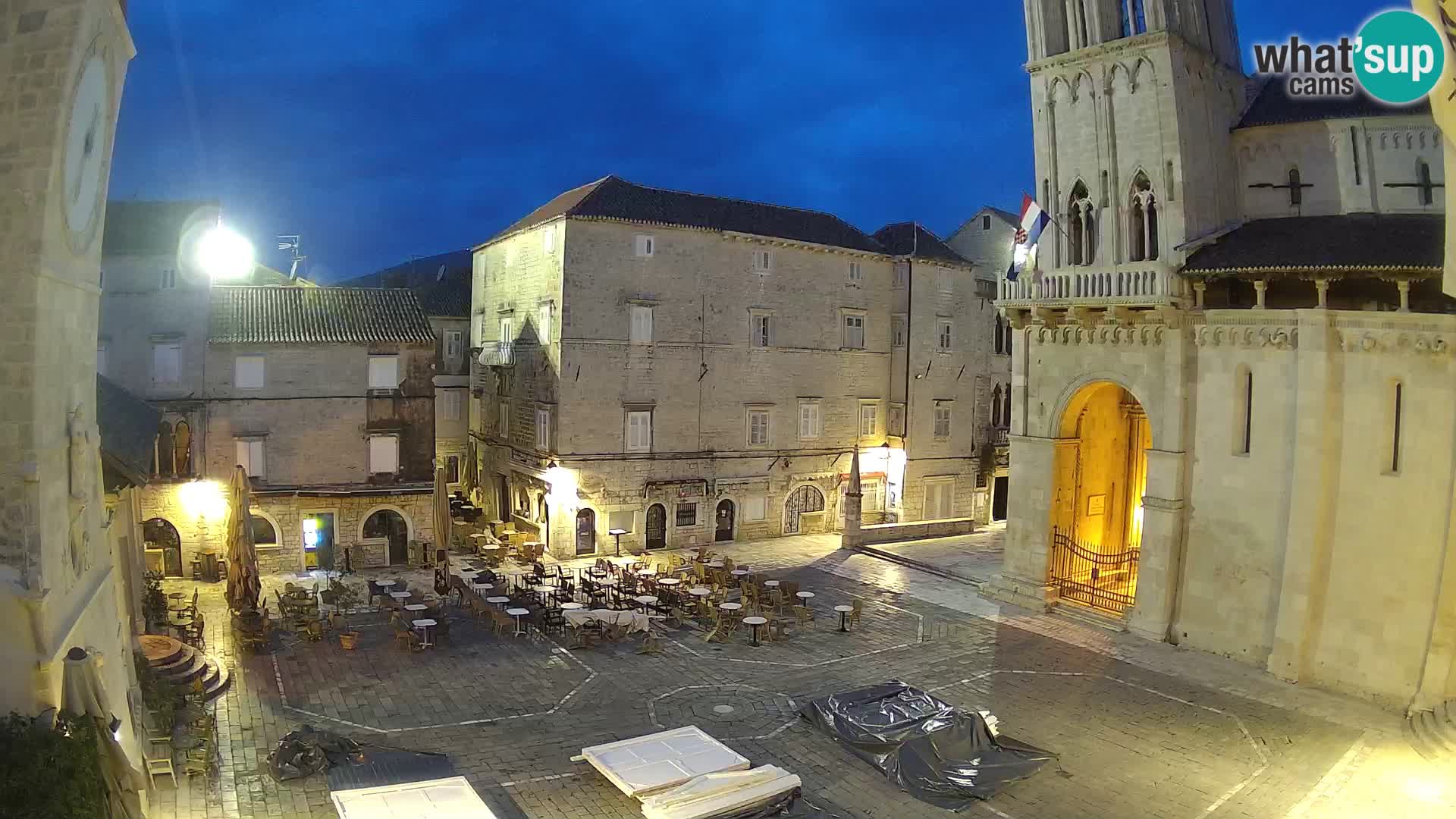 Cámara web en vivo Trogir – Catedral de San Lorenzo – Livecam Croacia