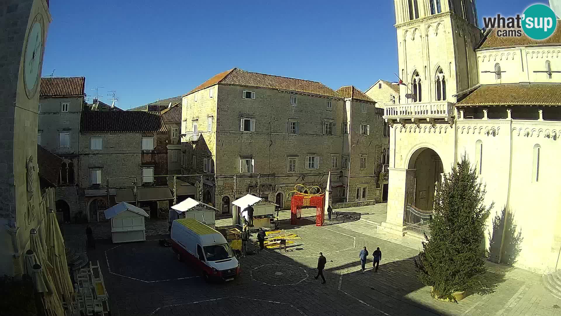 Cámara web en vivo Trogir – Catedral de San Lorenzo – Livecam Croacia