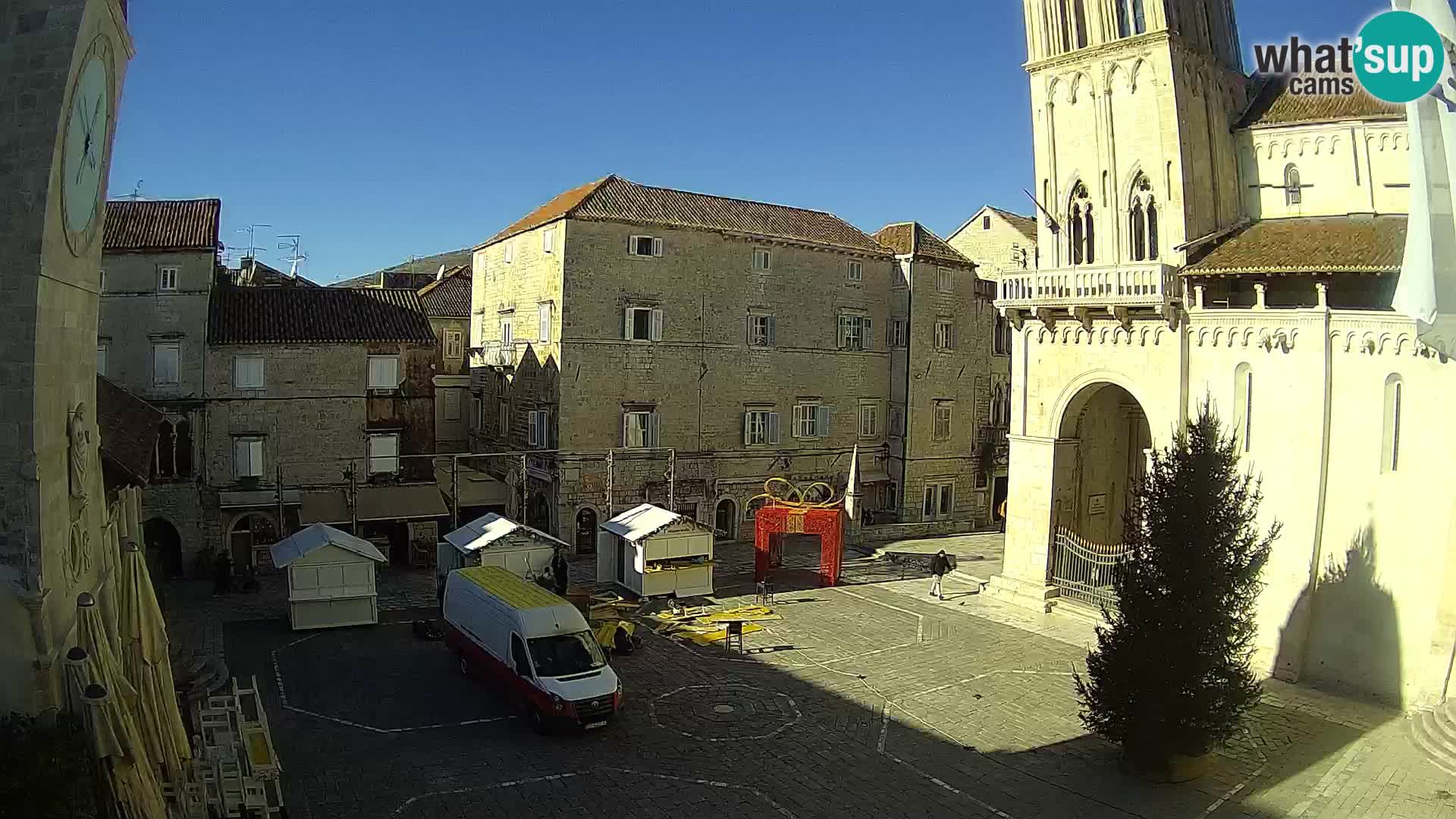 Cámara web en vivo Trogir – Catedral de San Lorenzo – Livecam Croacia