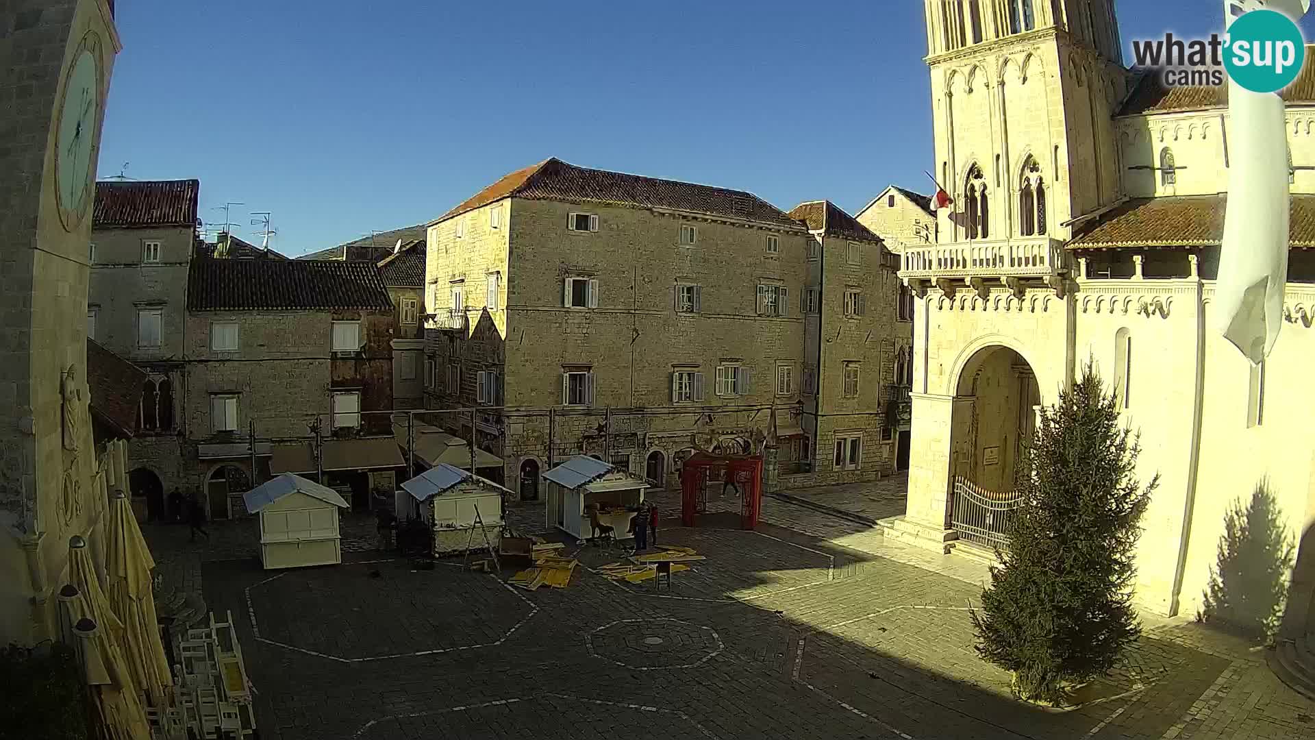 Cámara web en vivo Trogir – Catedral de San Lorenzo – Livecam Croacia