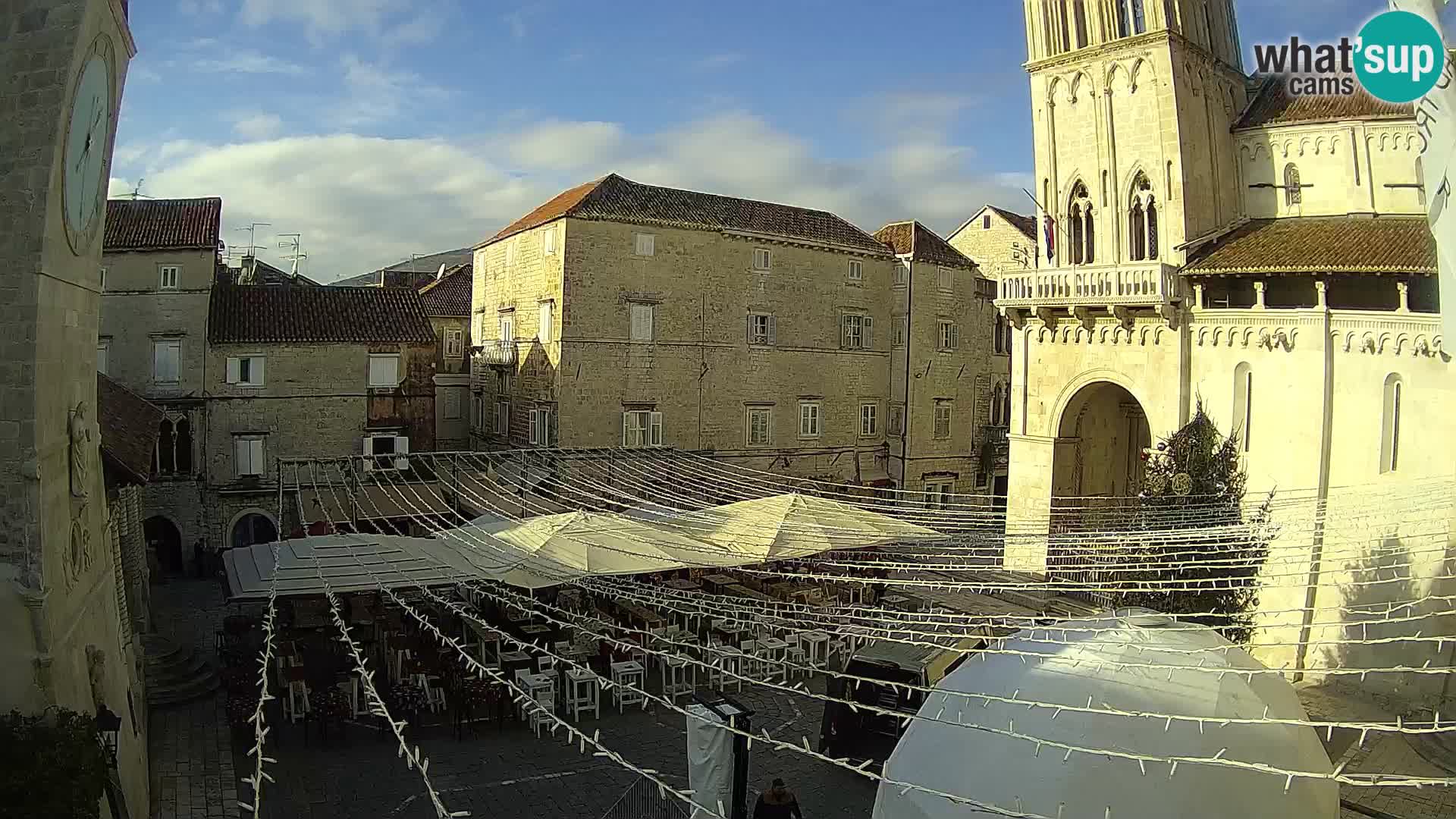 Cámara web en vivo Trogir – Catedral de San Lorenzo – Livecam Croacia