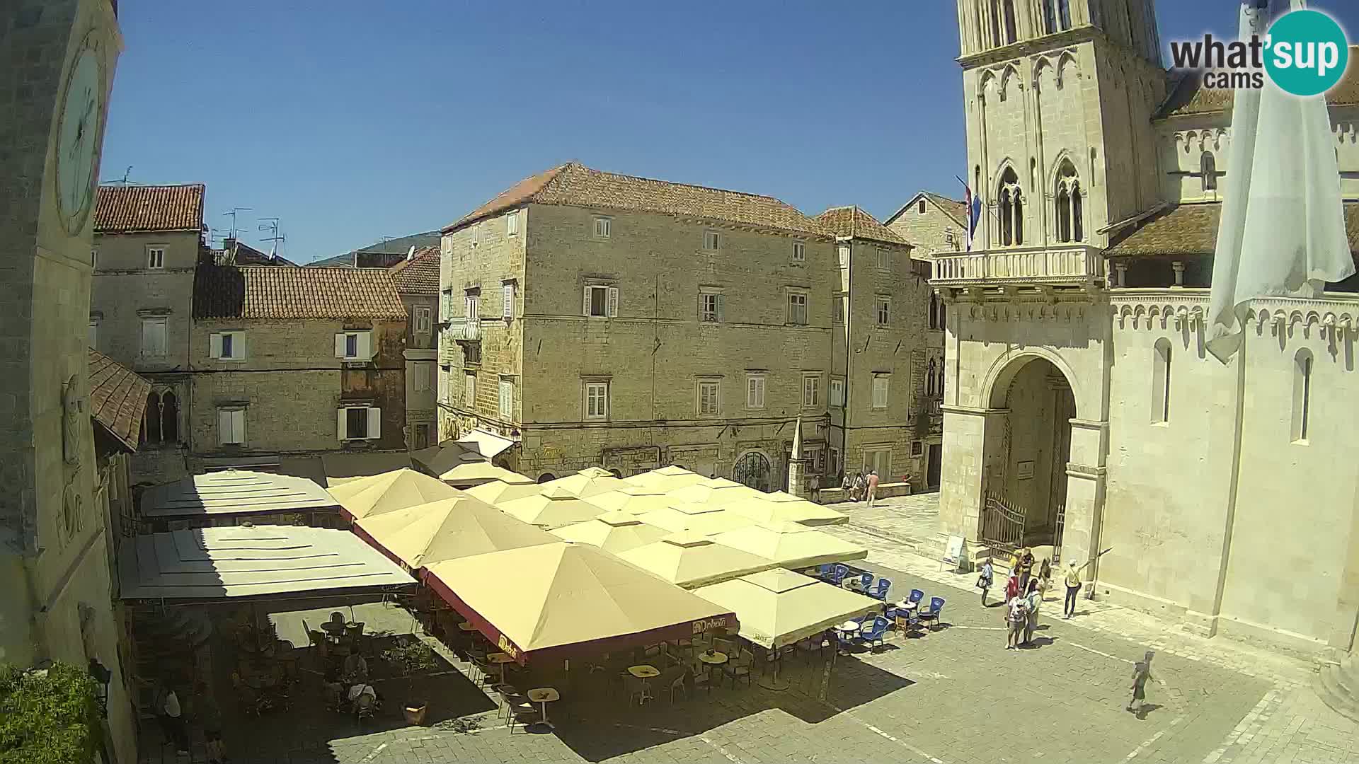 Cámara web en vivo Trogir – Catedral de San Lorenzo – Livecam Croacia