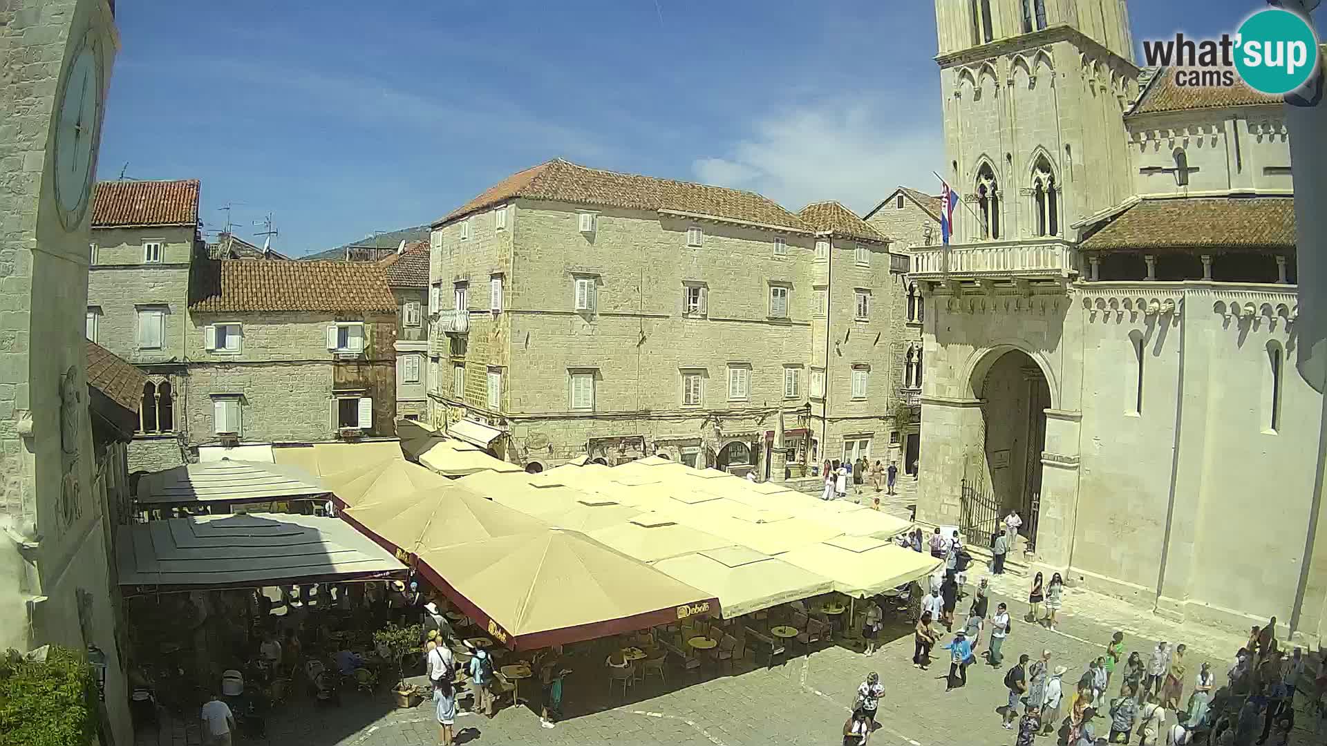 Cámara web en vivo Trogir – Catedral de San Lorenzo – Livecam Croacia