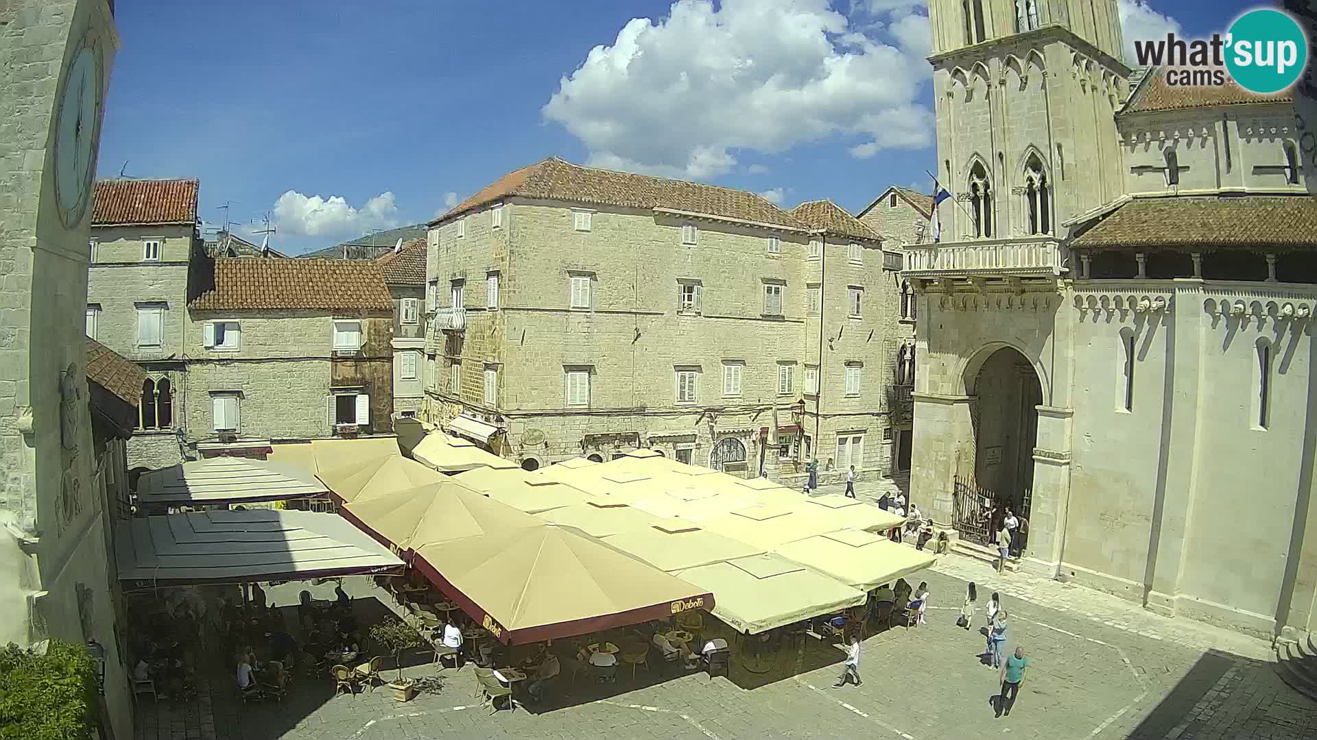 Cámara web en vivo Trogir – Catedral de San Lorenzo – Livecam Croacia