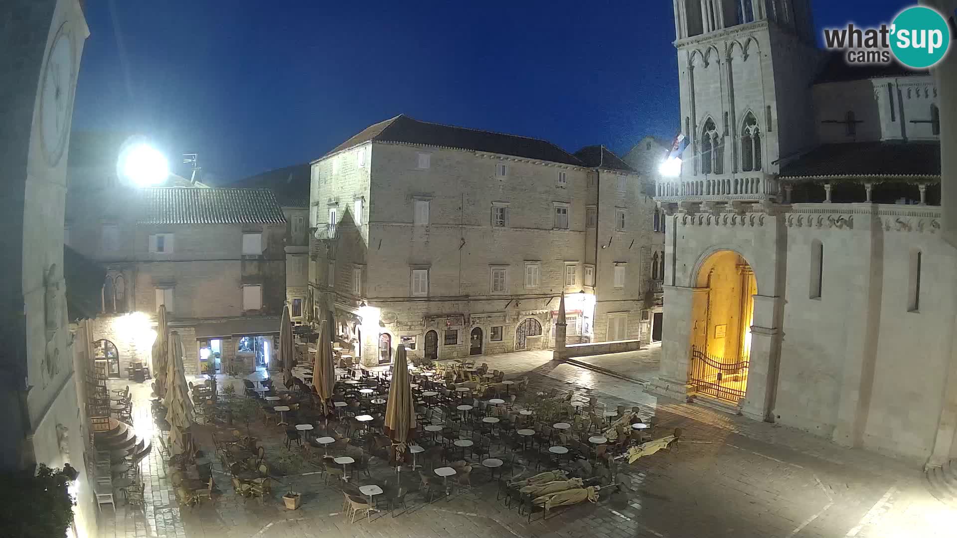 Cámara web en vivo Trogir – Catedral de San Lorenzo – Livecam Croacia