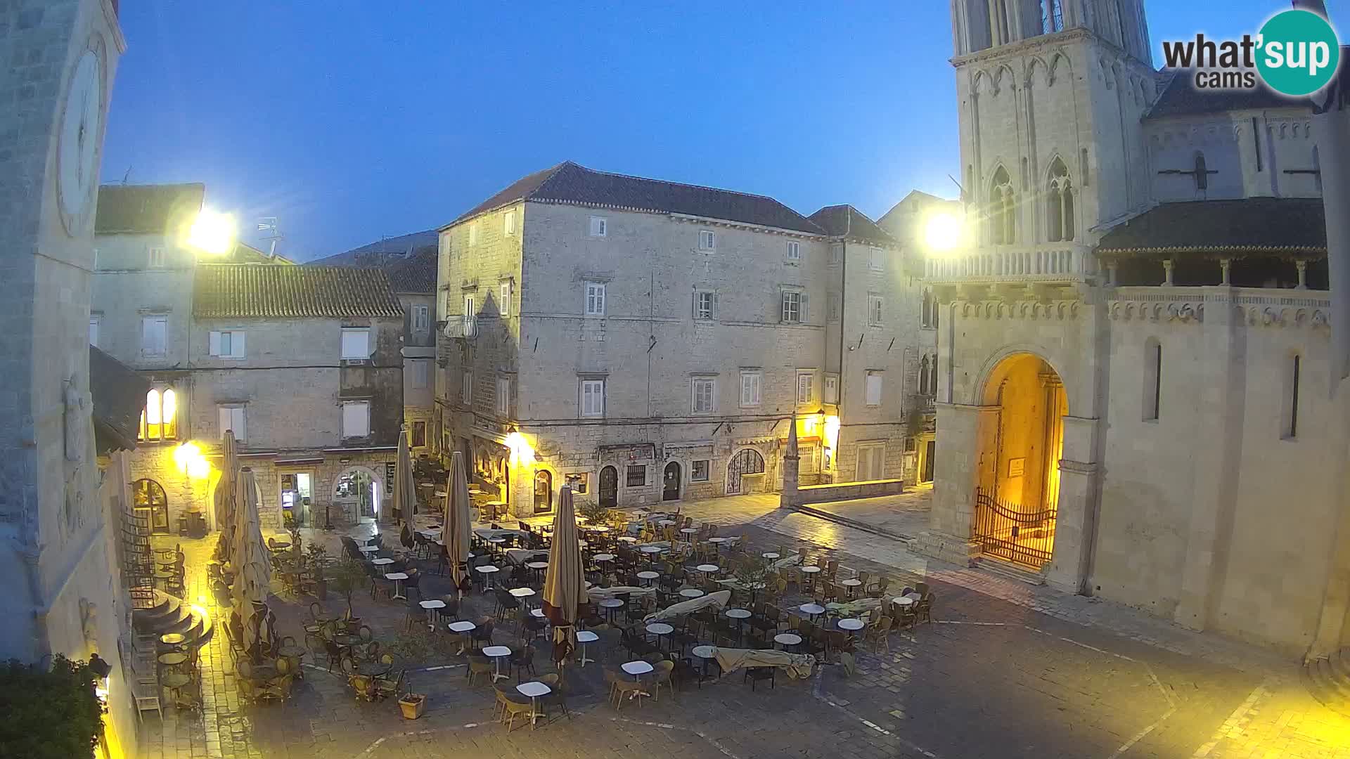 Cámara web en vivo Trogir – Catedral de San Lorenzo – Livecam Croacia