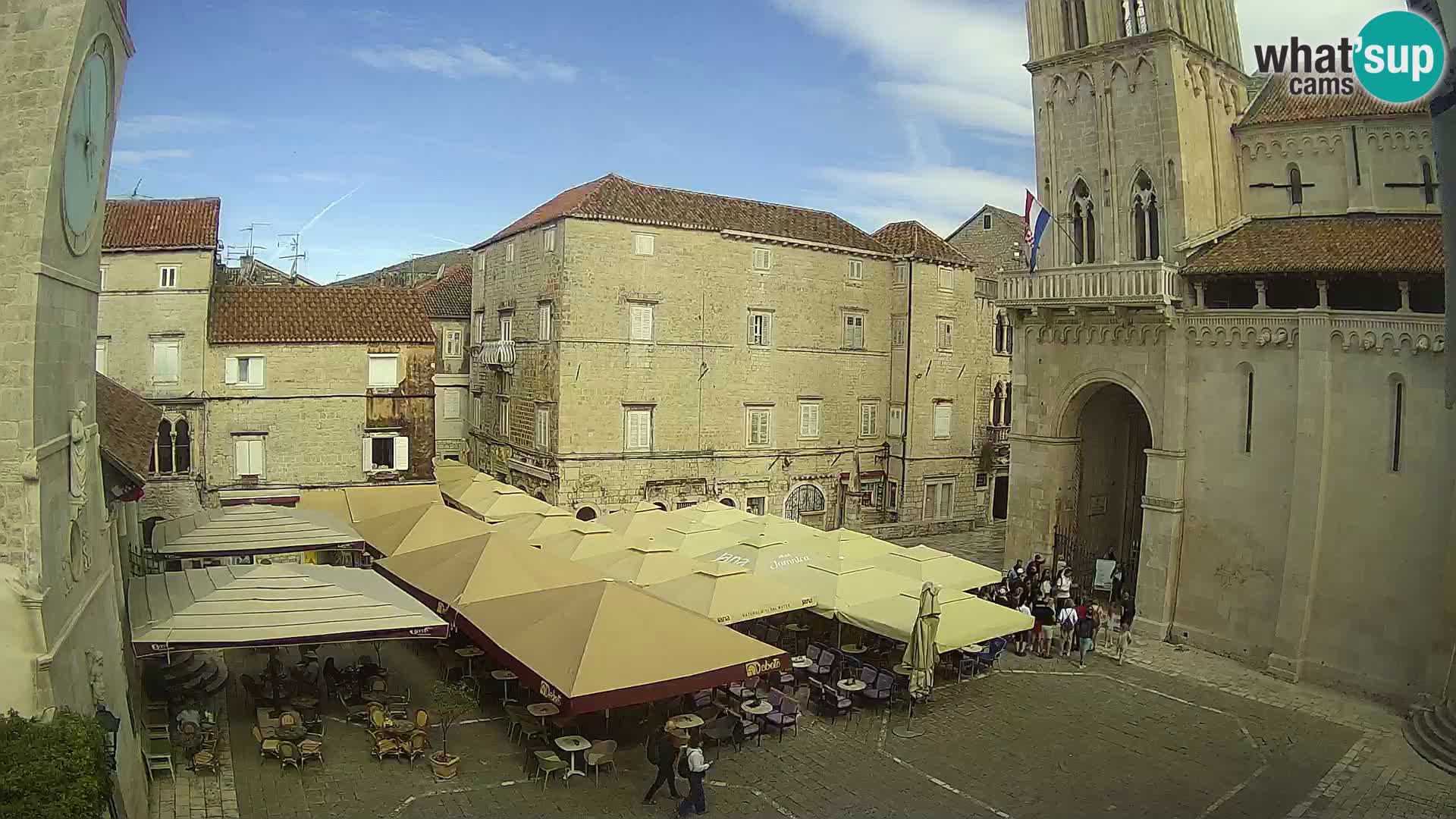 Cámara web en vivo Trogir – Catedral de San Lorenzo – Livecam Croacia