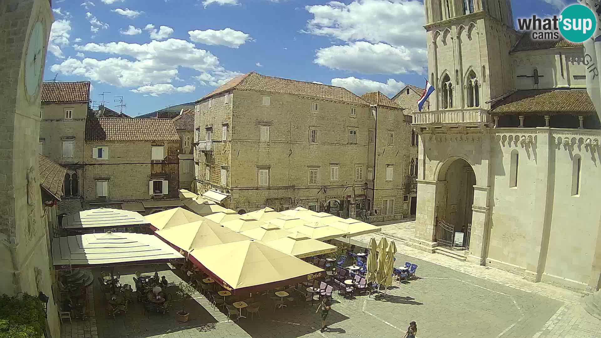 Cámara web en vivo Trogir – Catedral de San Lorenzo – Livecam Croacia
