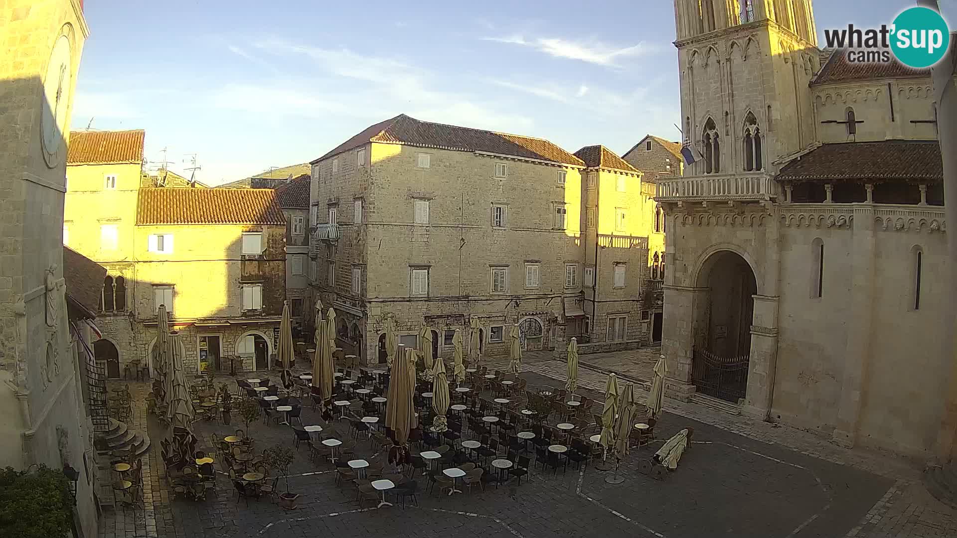 Cámara web en vivo Trogir – Catedral de San Lorenzo – Livecam Croacia