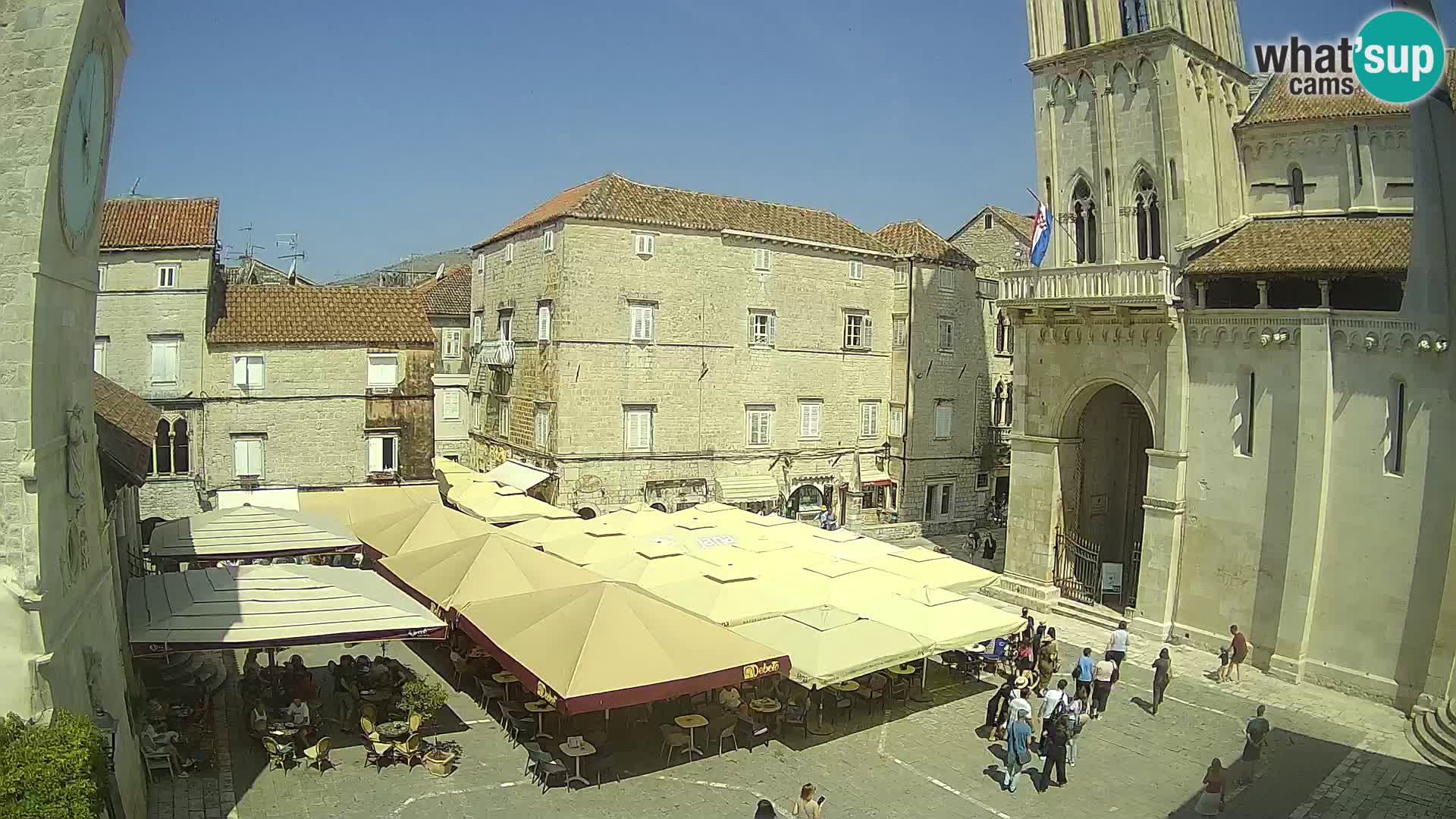 Cámara web en vivo Trogir – Catedral de San Lorenzo – Livecam Croacia
