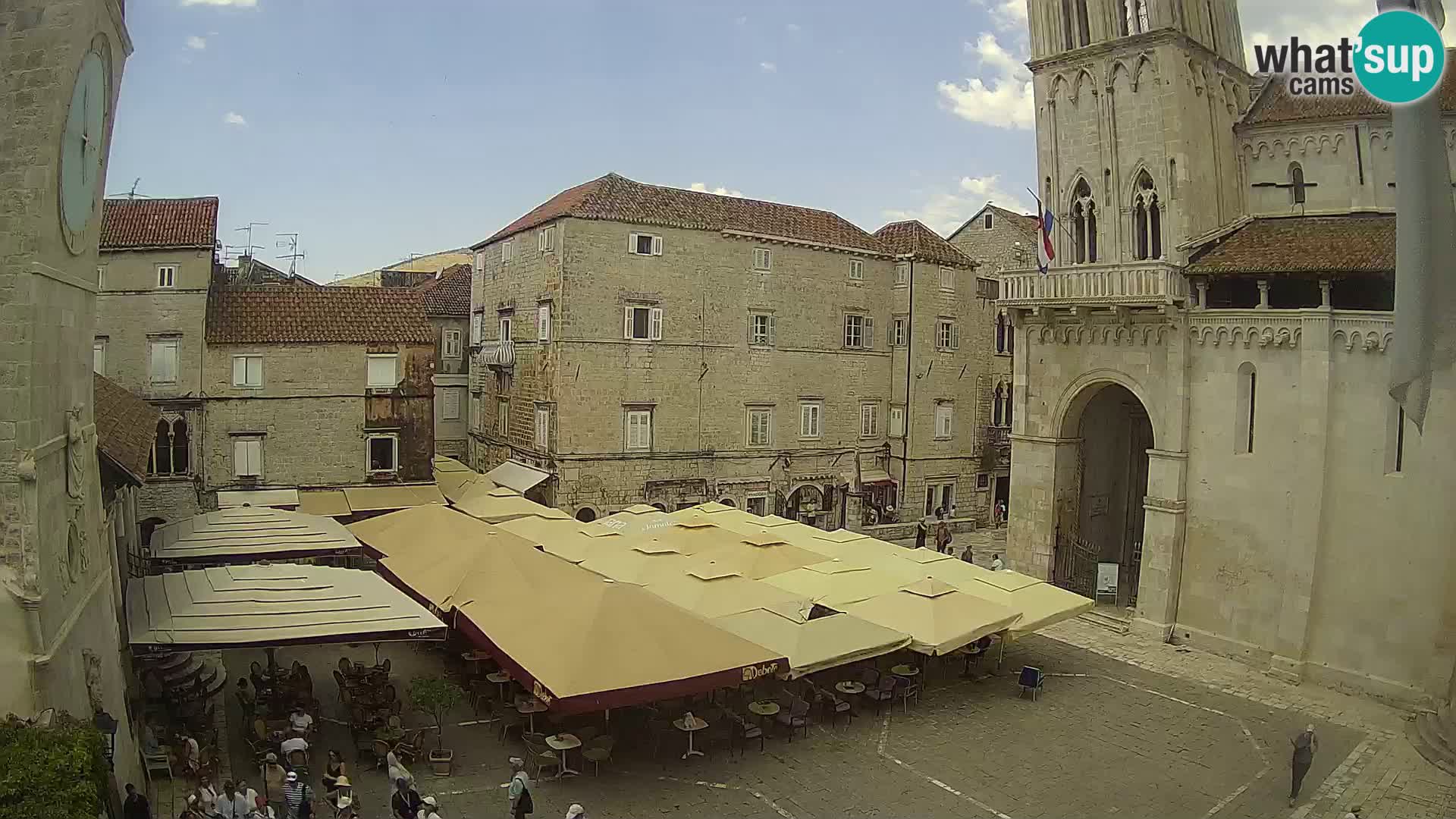 Cámara web en vivo Trogir – Catedral de San Lorenzo – Livecam Croacia