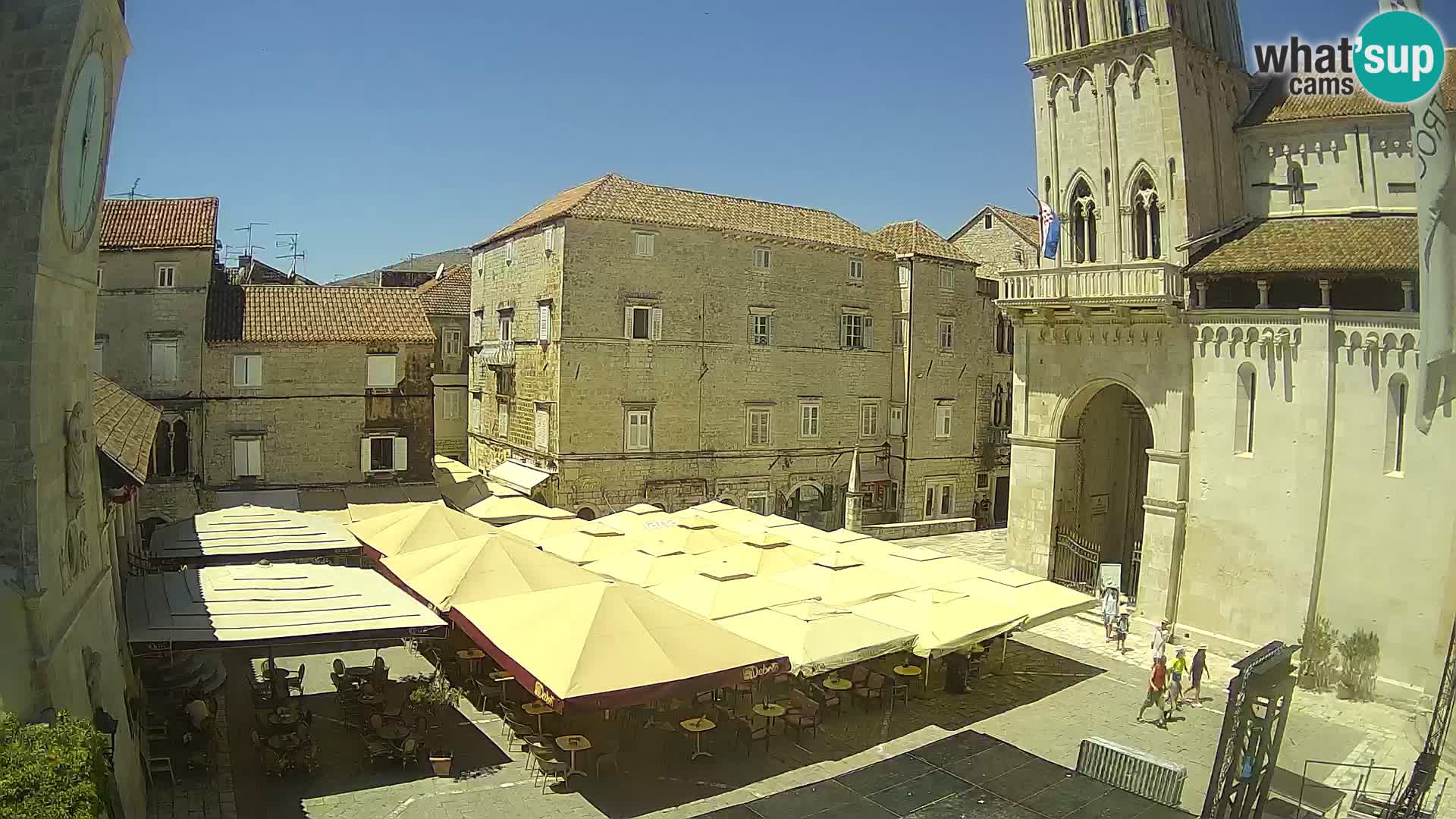 Cámara web en vivo Trogir – Catedral de San Lorenzo – Livecam Croacia