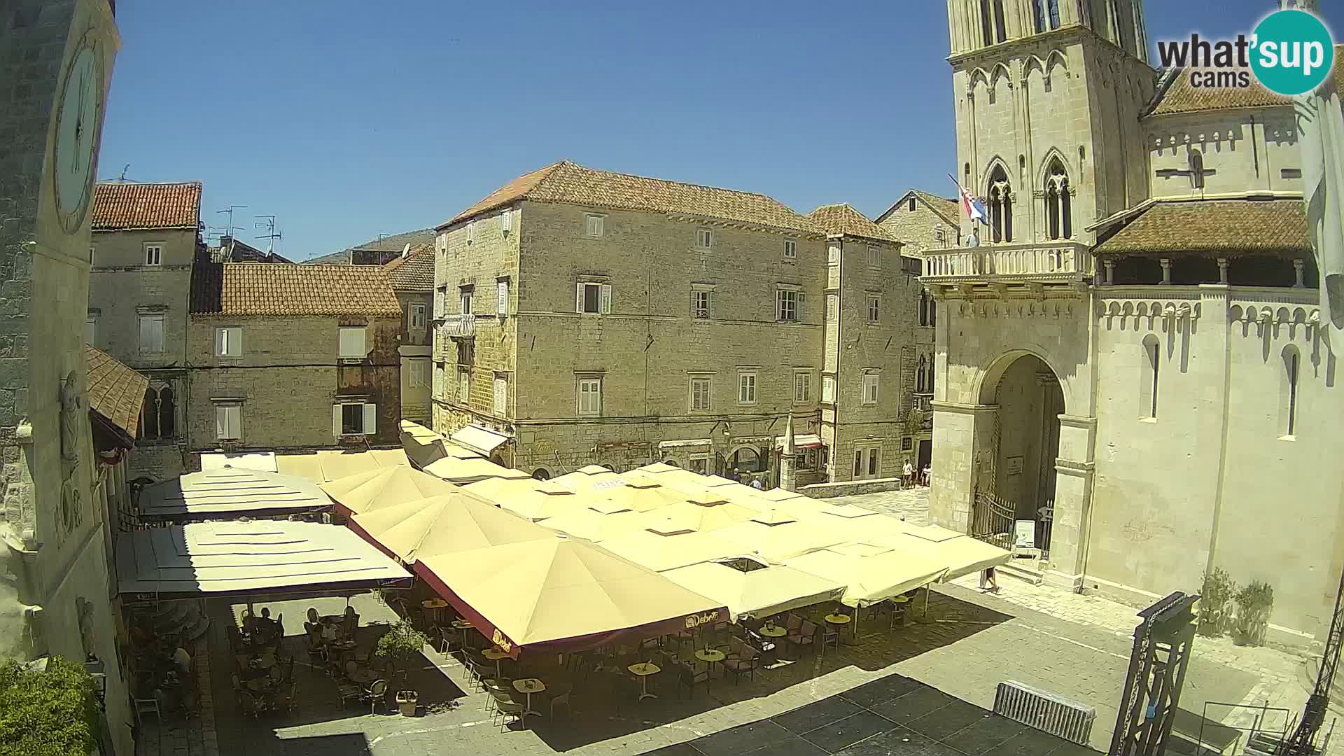 Cámara web en vivo Trogir – Catedral de San Lorenzo – Livecam Croacia