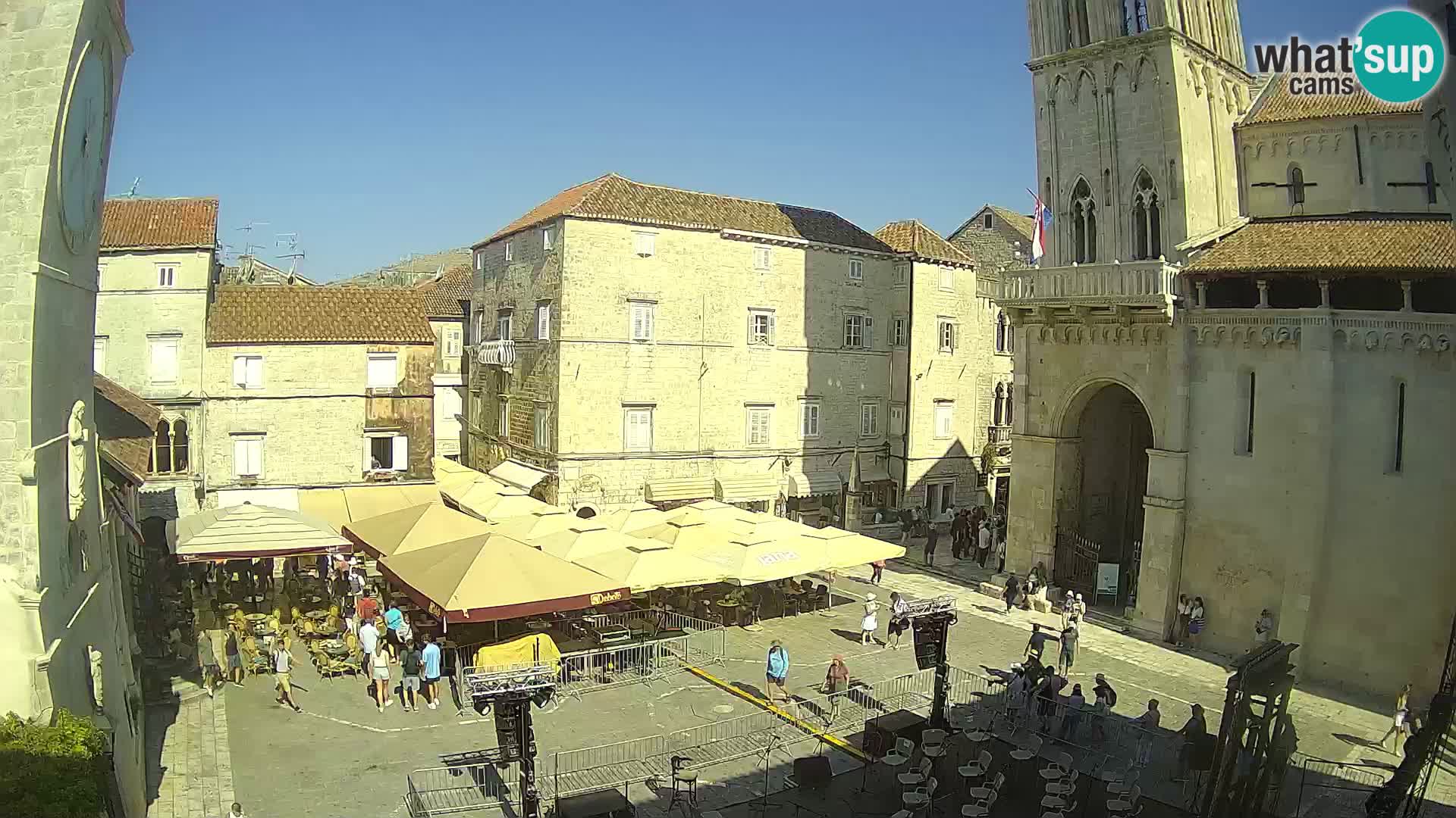 Cámara web en vivo Trogir – Catedral de San Lorenzo – Livecam Croacia