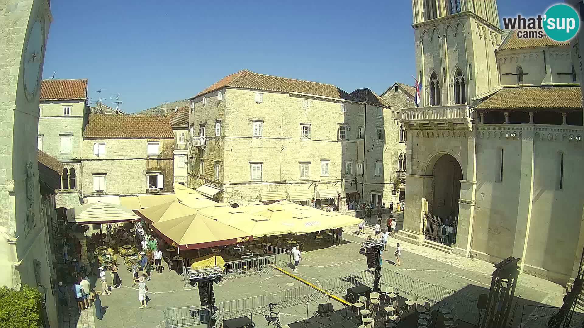 Cámara web en vivo Trogir – Catedral de San Lorenzo – Livecam Croacia