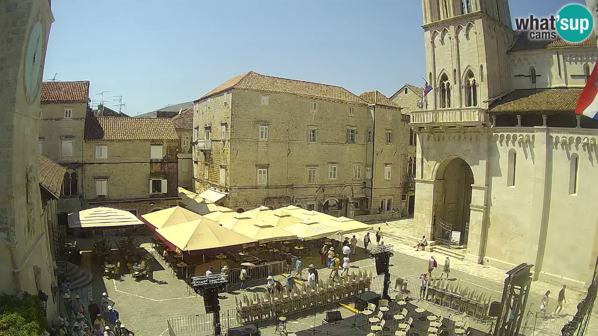 Cámara web en vivo Trogir – Catedral de San Lorenzo – Livecam Croacia