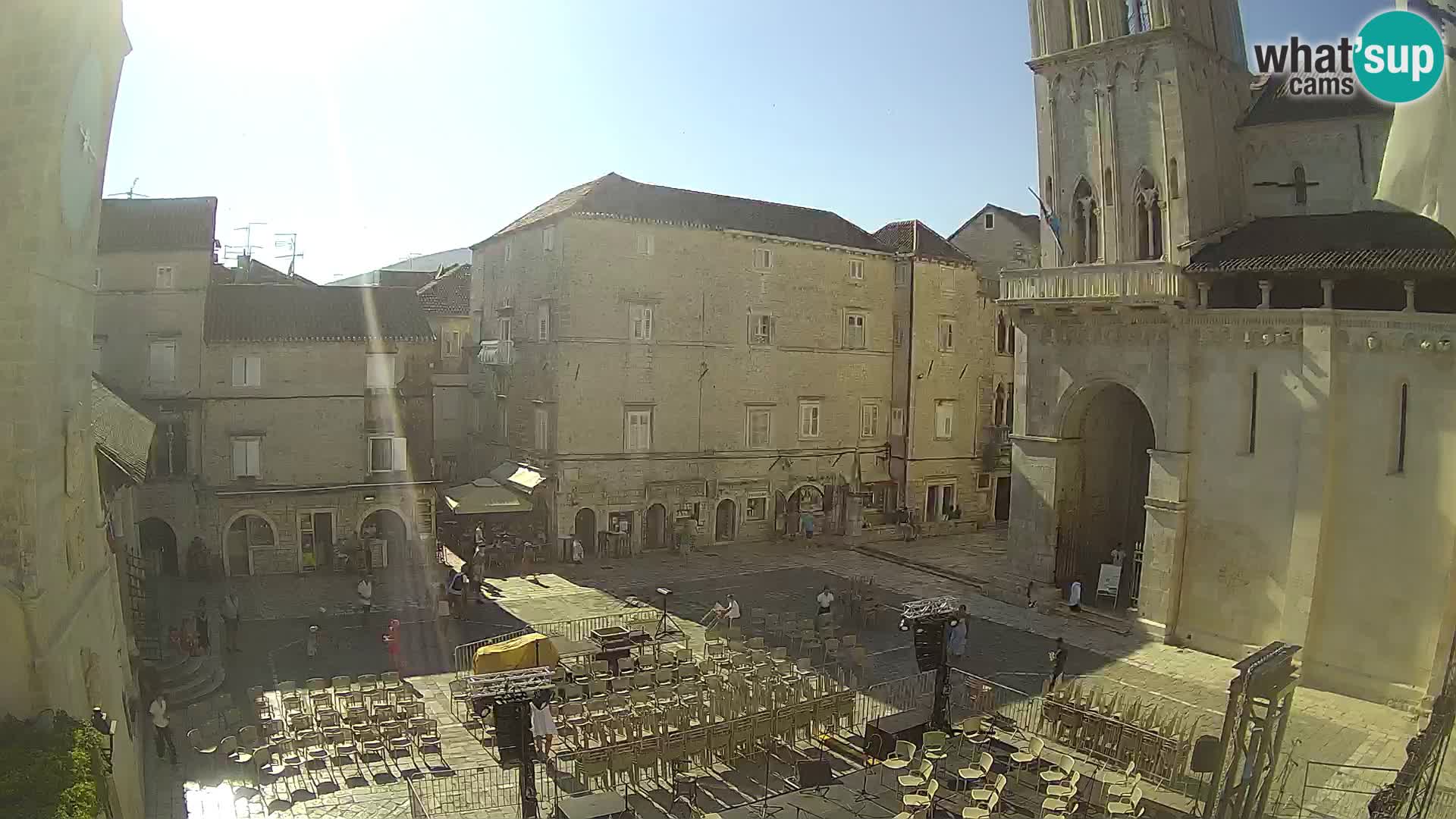 Cámara web en vivo Trogir – Catedral de San Lorenzo – Livecam Croacia