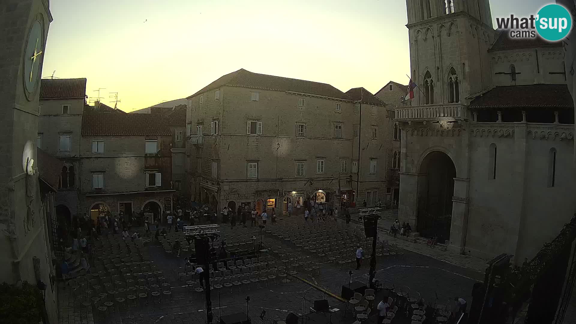 Cámara web en vivo Trogir – Catedral de San Lorenzo – Livecam Croacia
