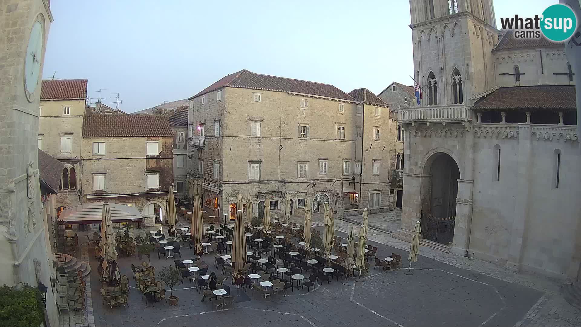 Cámara web en vivo Trogir – Catedral de San Lorenzo – Livecam Croacia