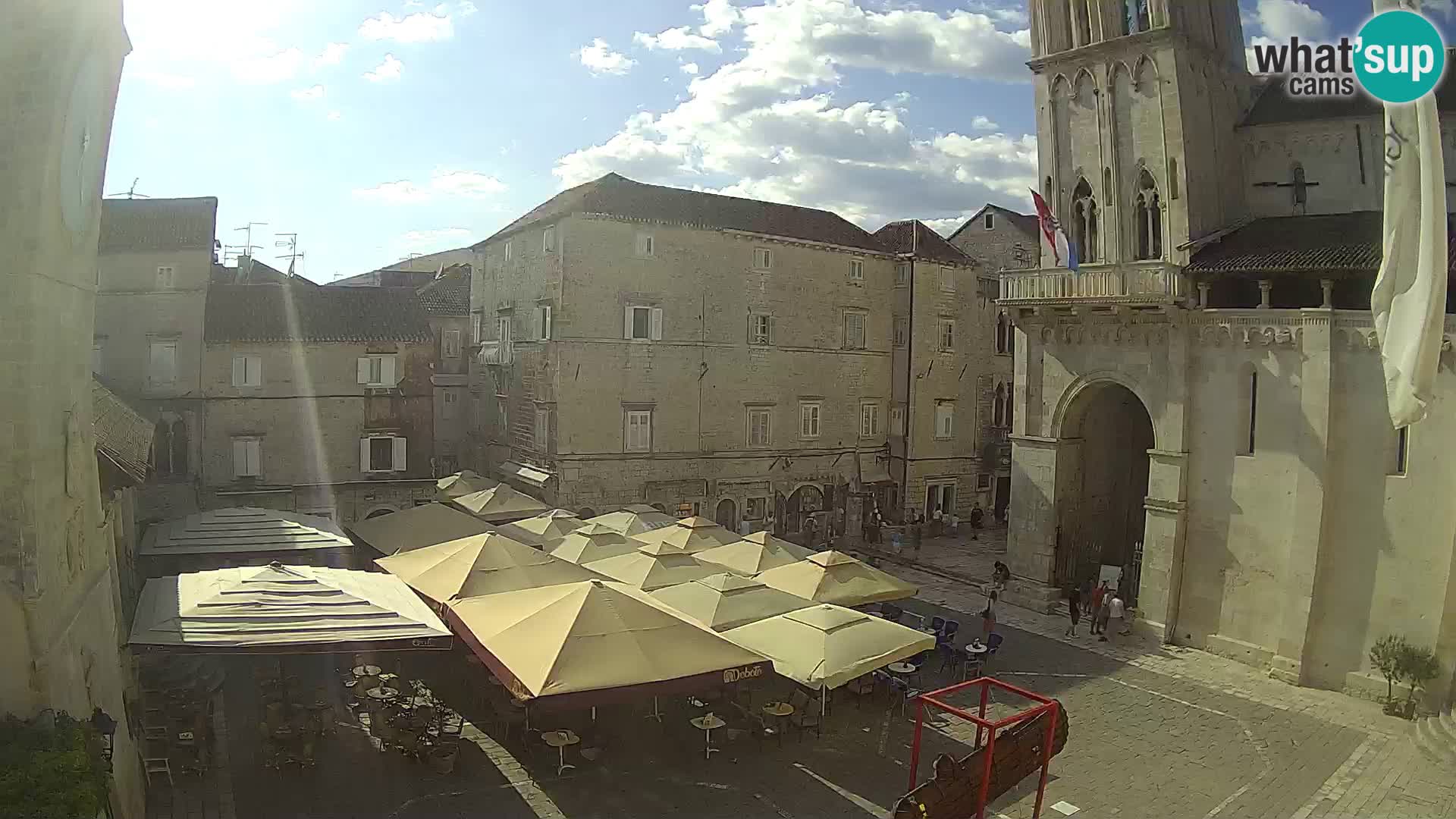 Cámara web en vivo Trogir – Catedral de San Lorenzo – Livecam Croacia