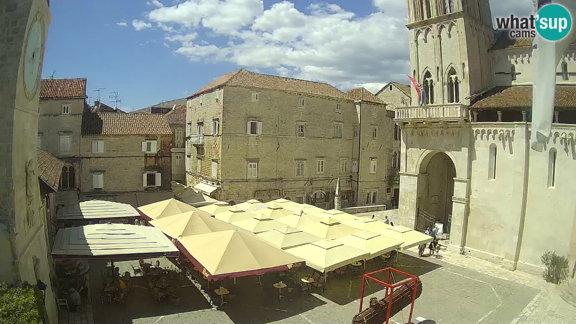 Cámara web en vivo Trogir – Catedral de San Lorenzo – Livecam Croacia