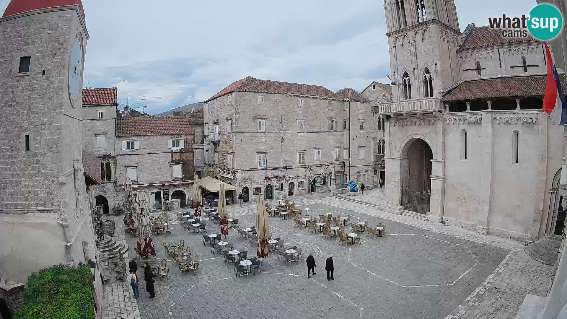 Cámara web en vivo Trogir – Catedral de San Lorenzo – Livecam Croacia