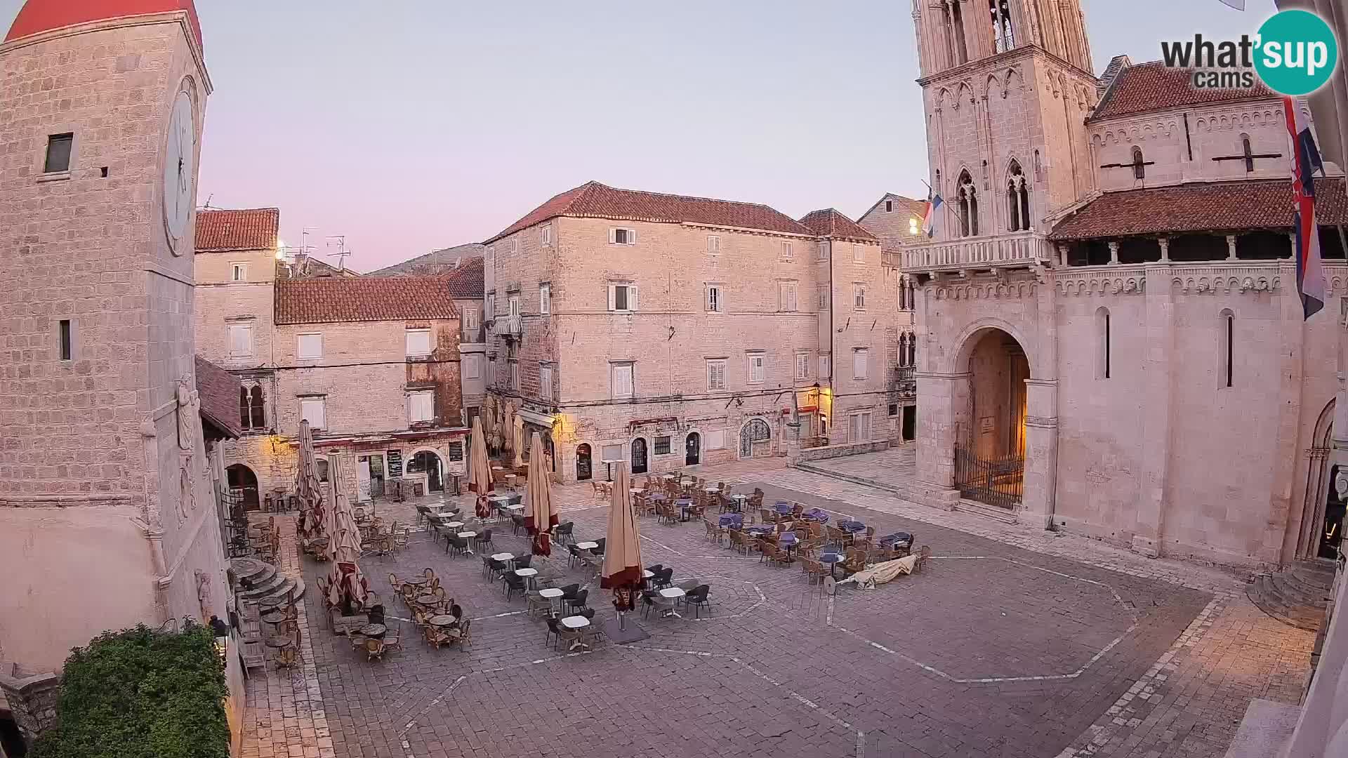 Cámara web en vivo Trogir – Catedral de San Lorenzo – Livecam Croacia