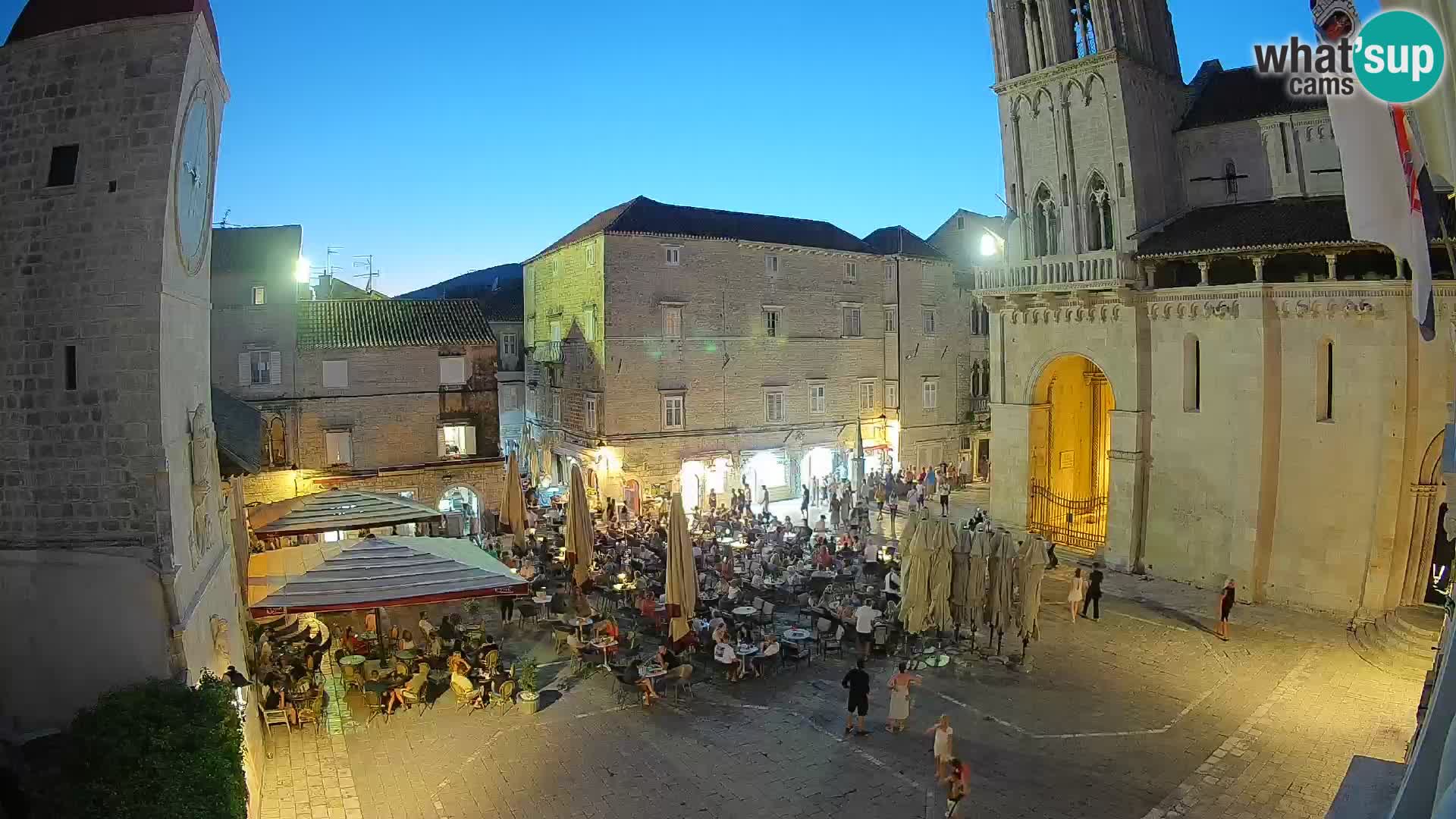 Cámara web en vivo Trogir – Catedral de San Lorenzo – Livecam Croacia