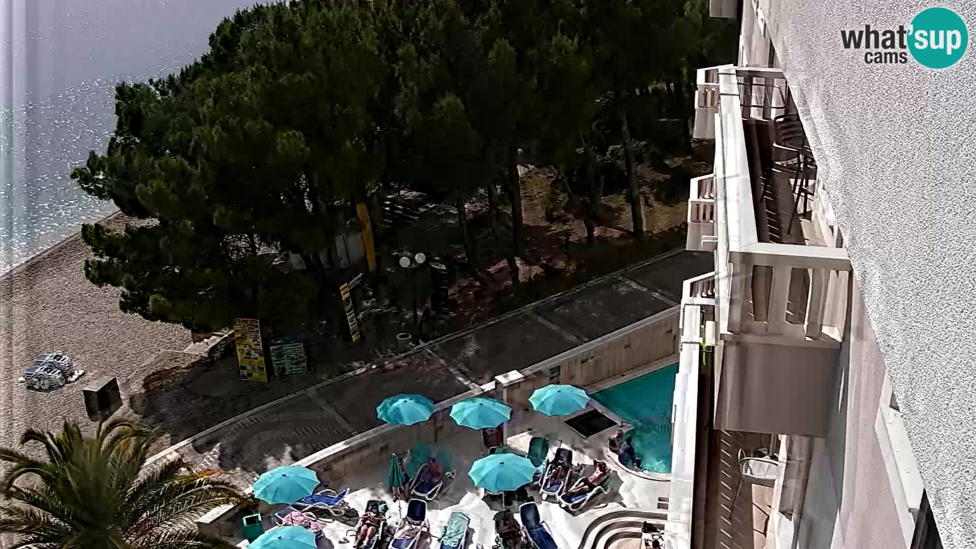 Camera en vivo Tučepi – Hotel Tamaris – Croacia