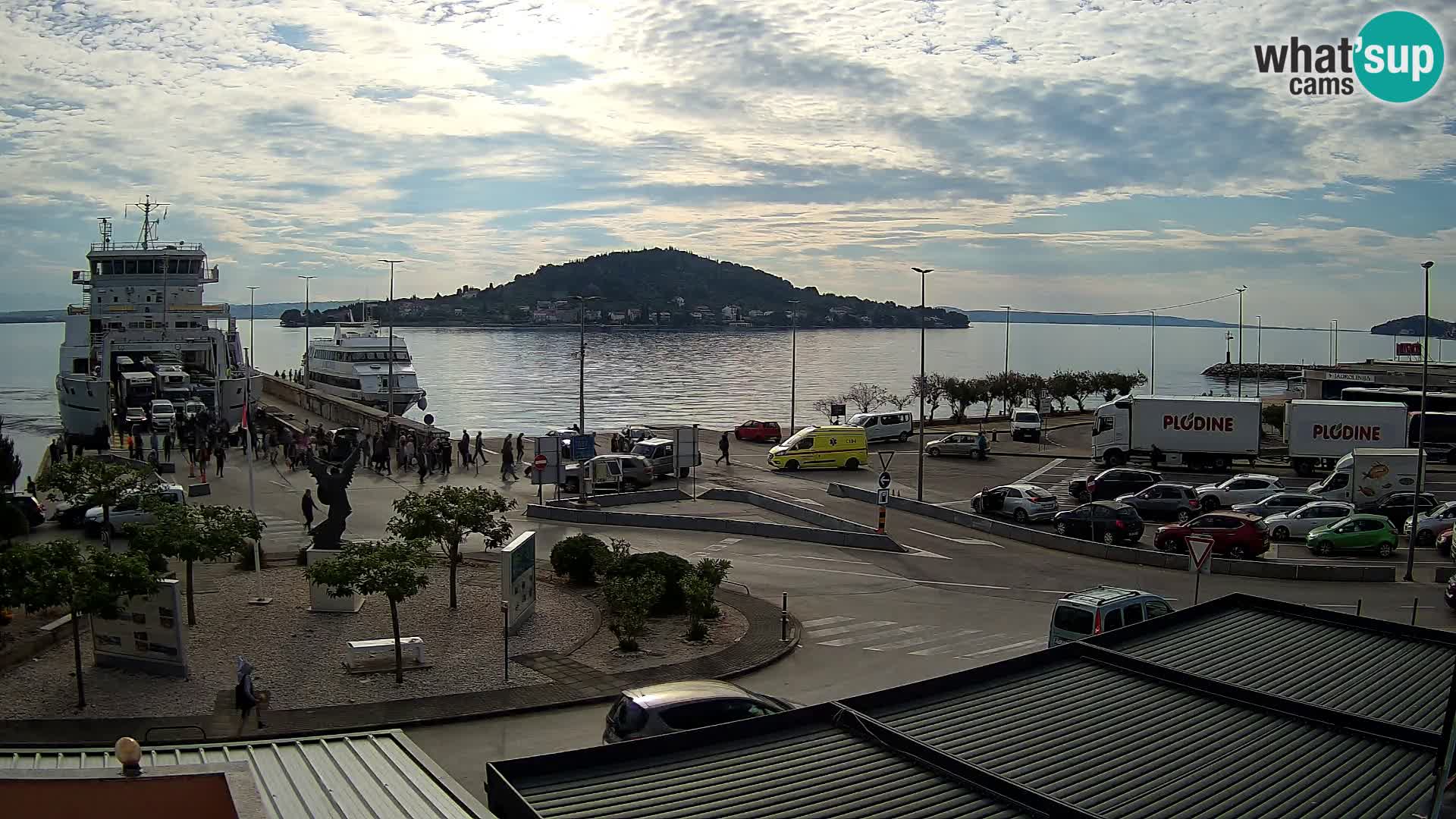 Webcam Ugliano – terminal traghetto da Preko a Zara