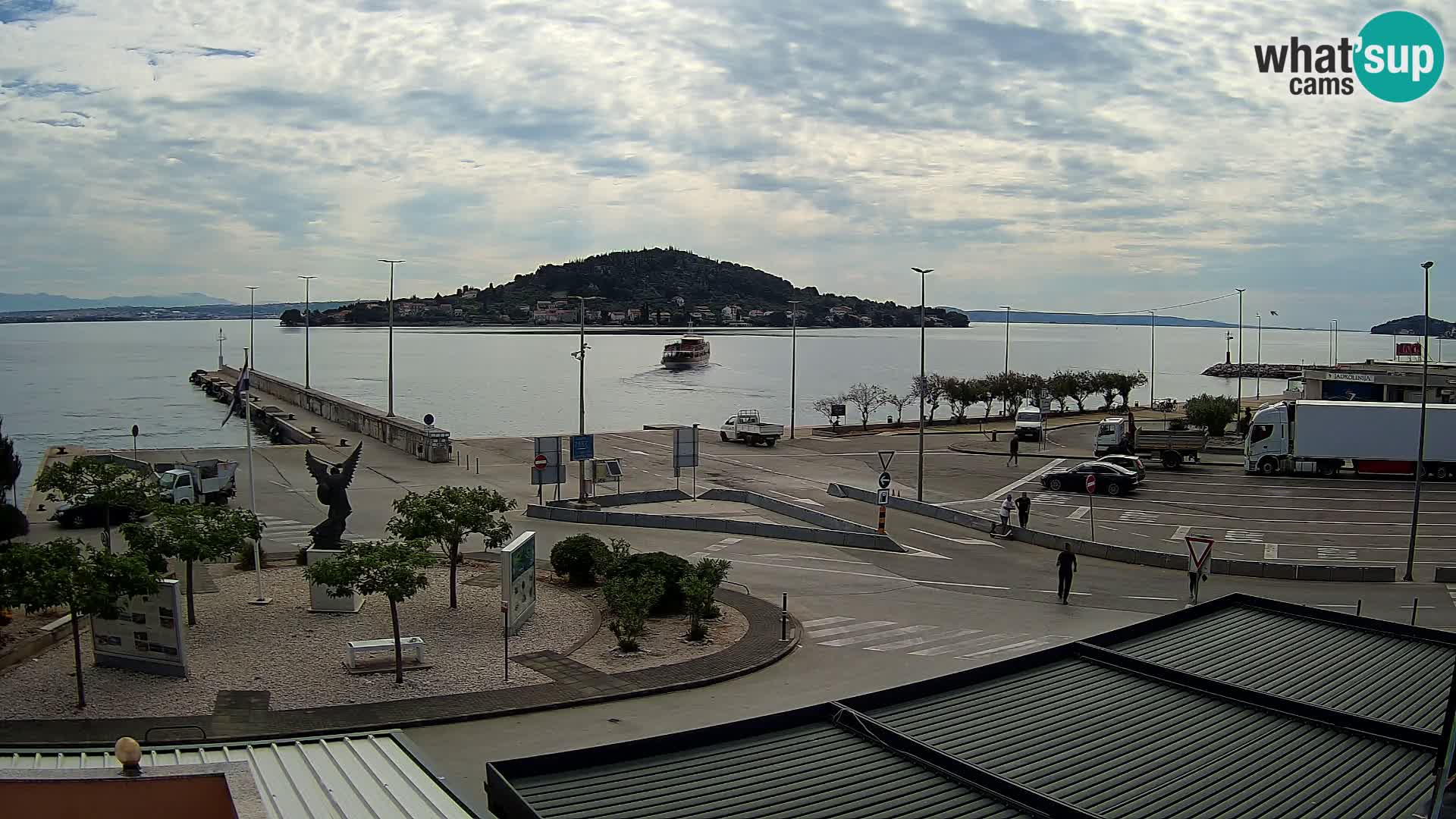 Webcam Ugljan – Preko Ferry to Zadar