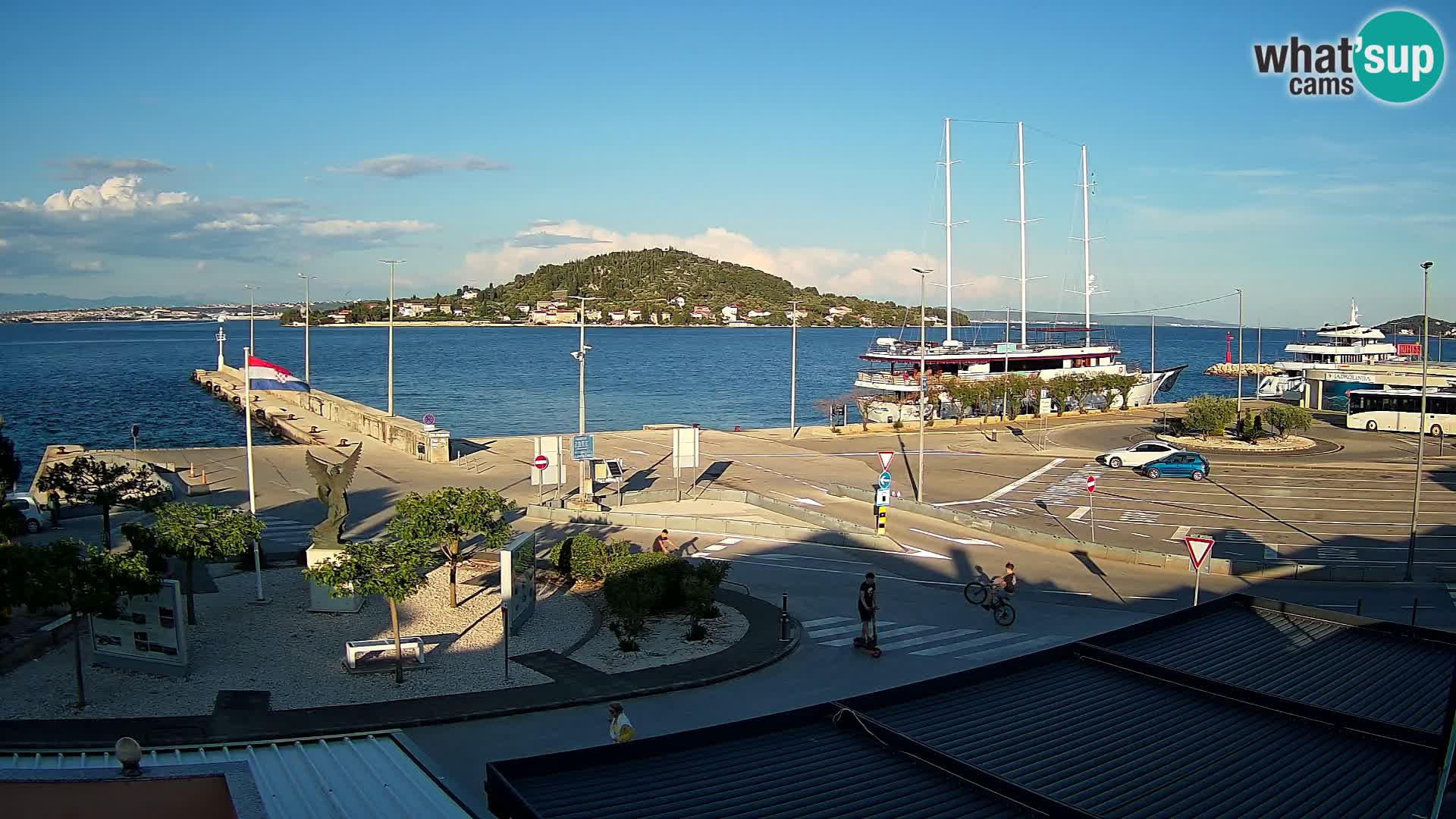 Webcam Ugljan – Preko Ferry to Zadar