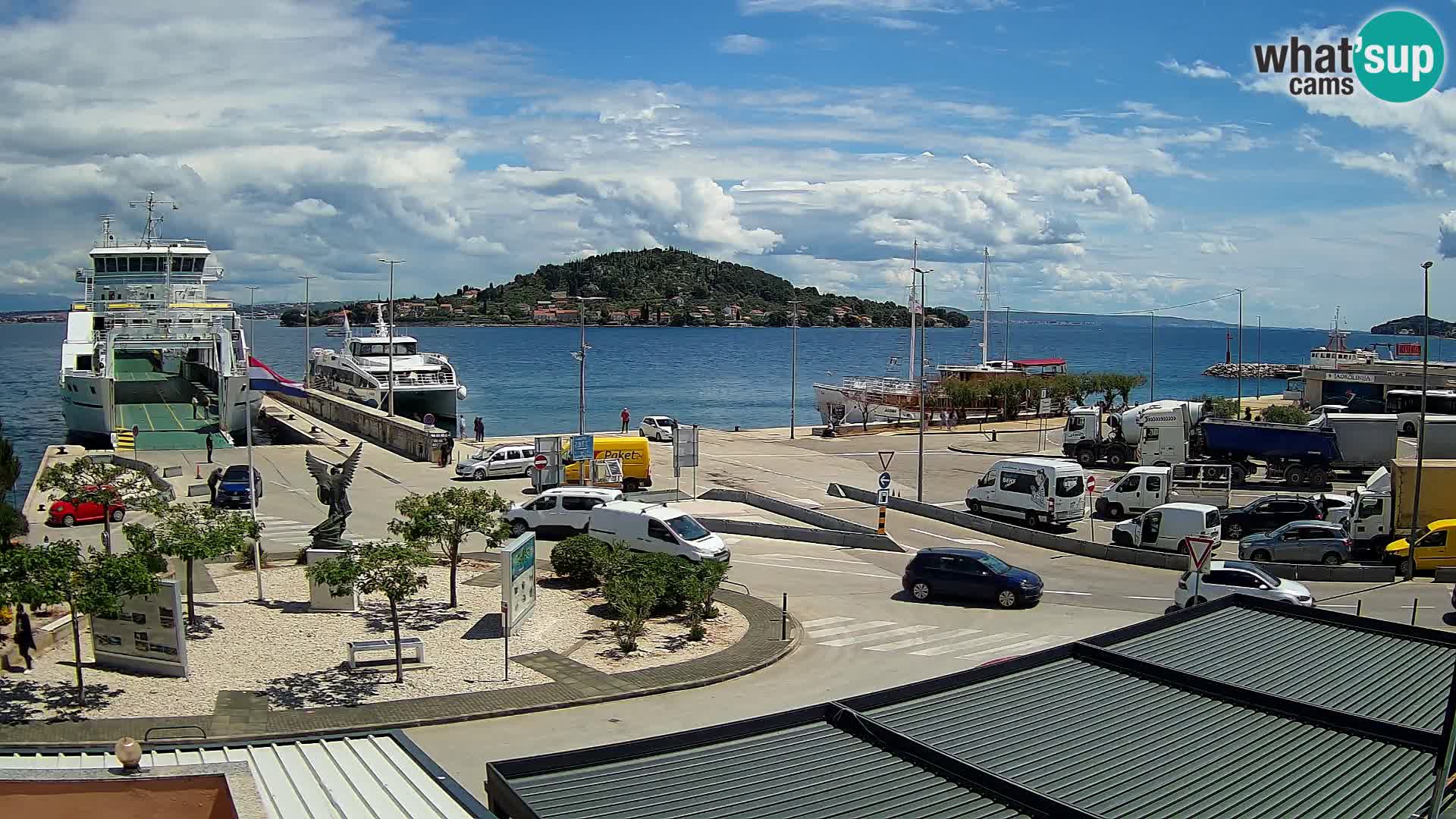 Webcam Ugljan – Preko Ferry to Zadar
