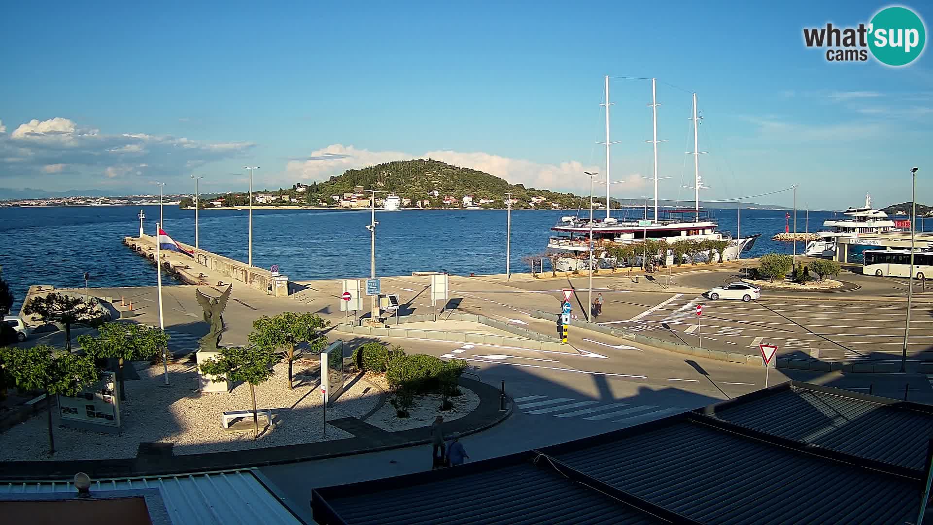 Webcam Ugljan – Preko Ferry to Zadar